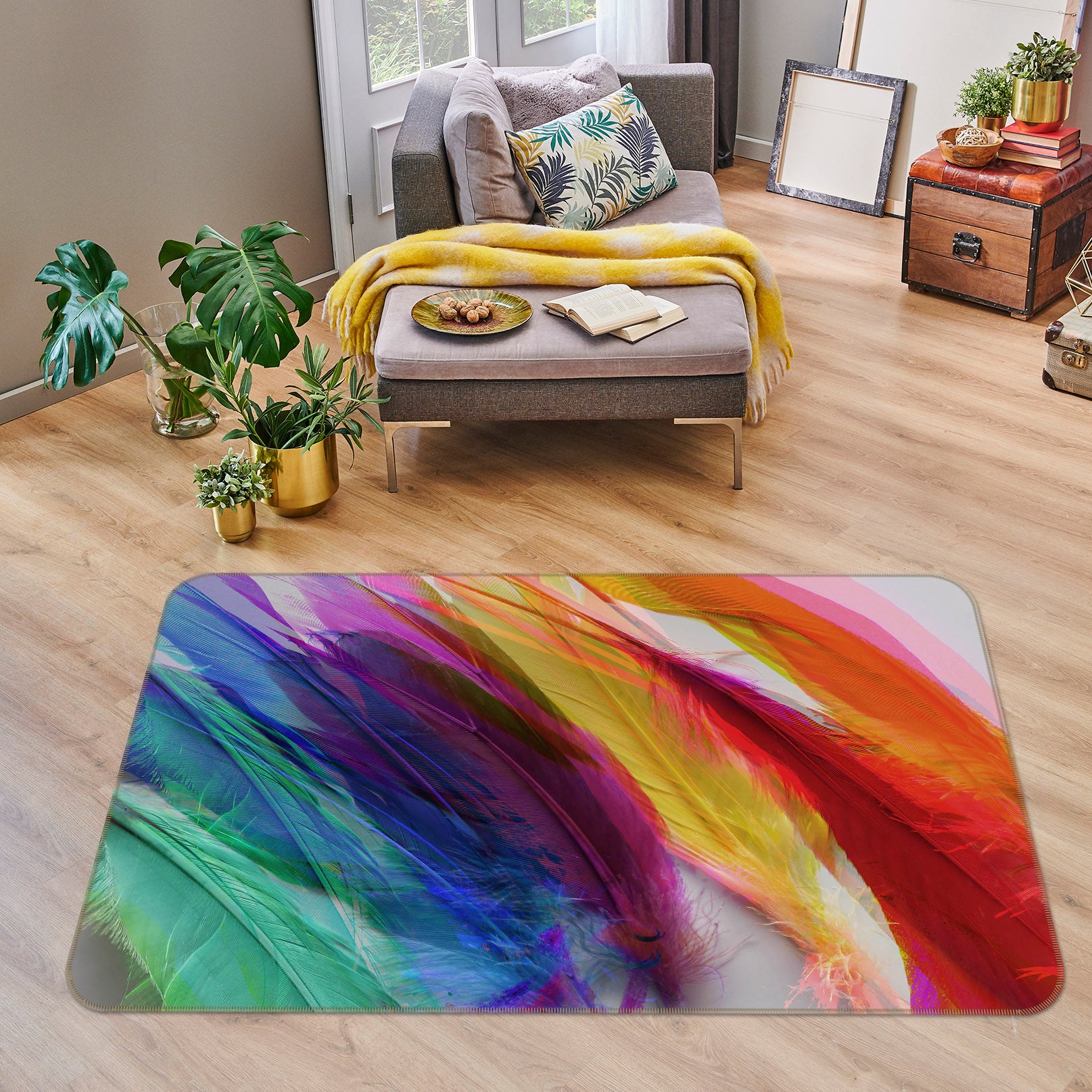 3D Landscape Shandra Smith 71008 Shandra Smith Rug Non Slip Rug Mat