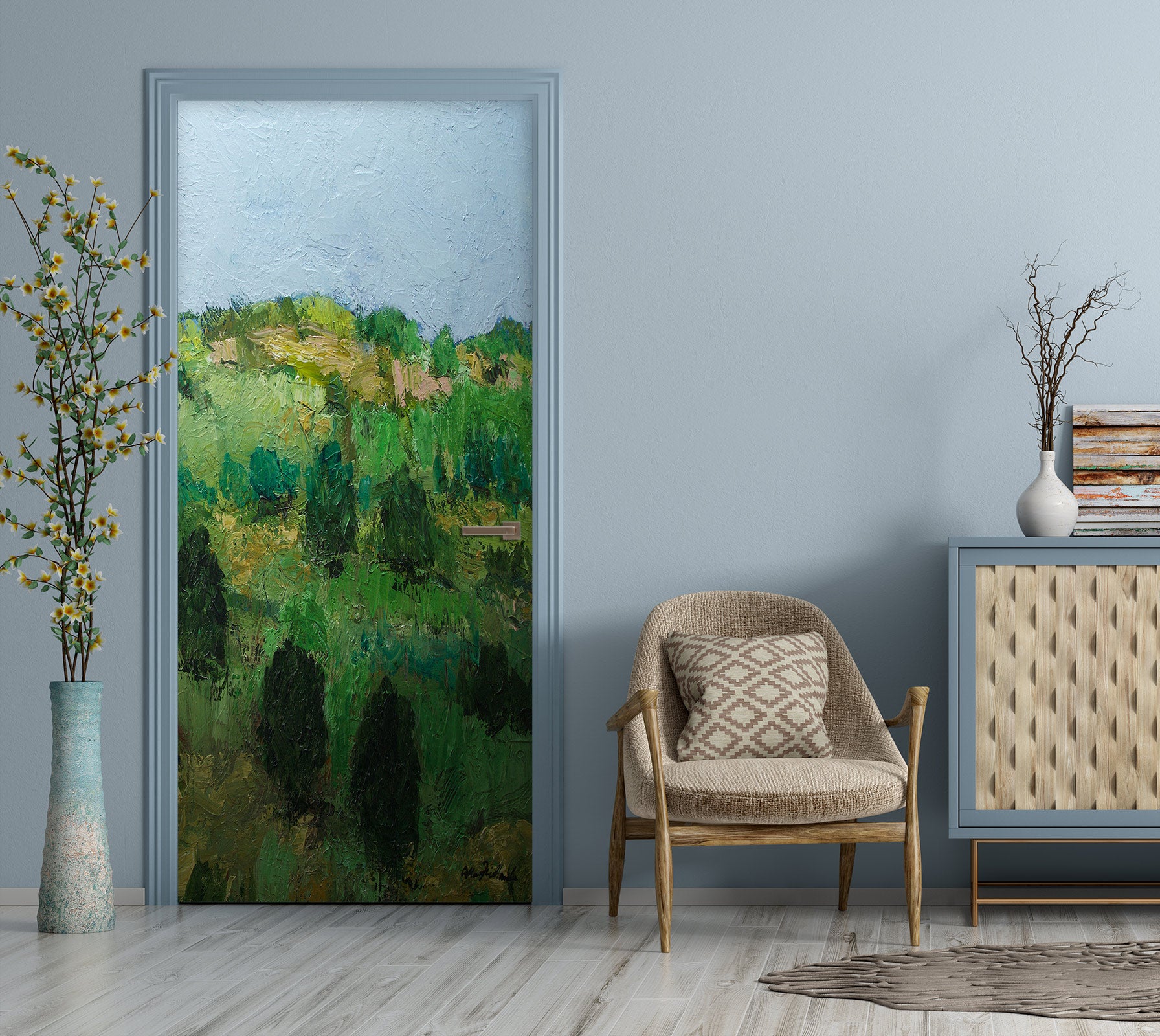 3D Green Woods 93127 Allan P. Friedlander Door Mural