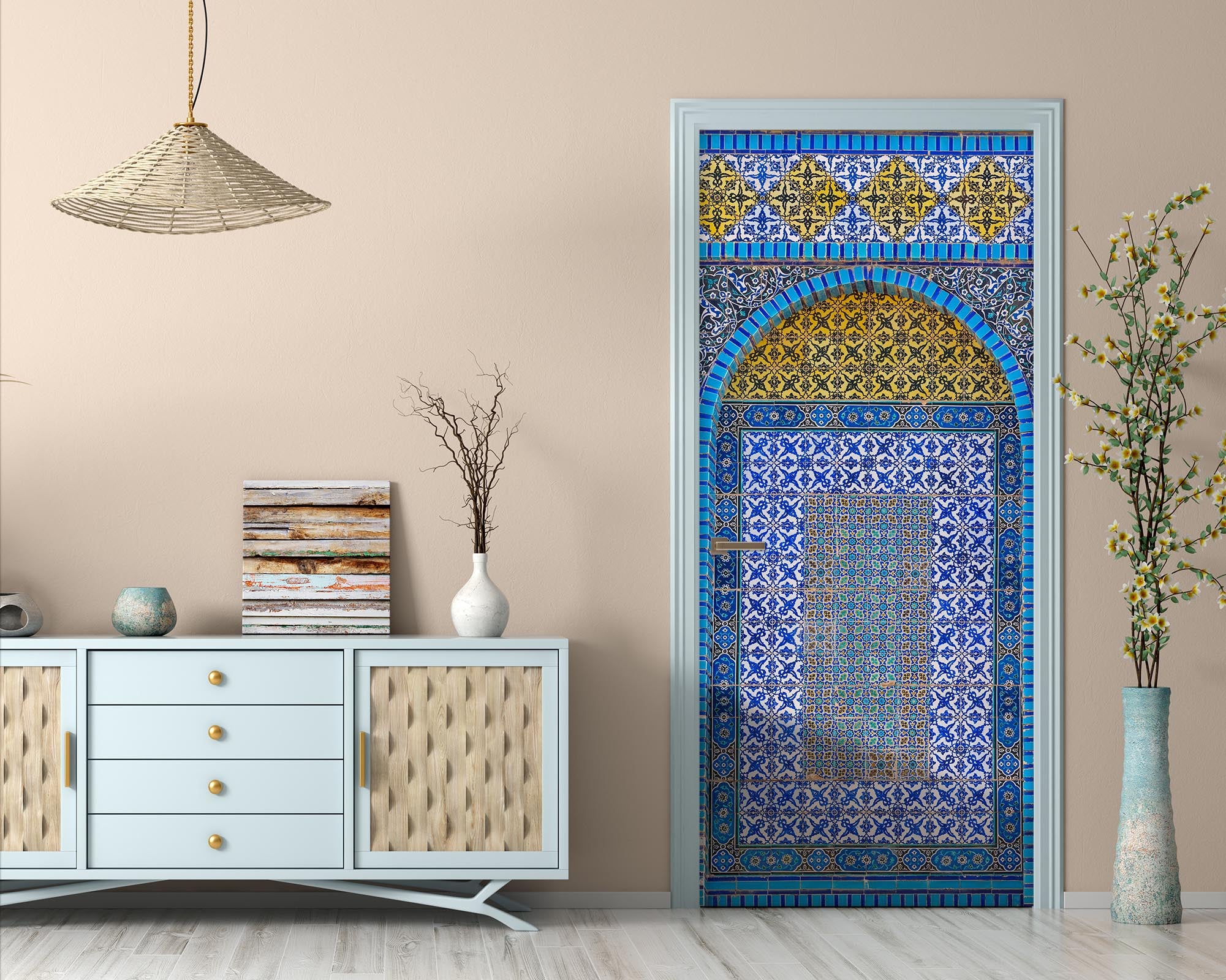 3D Pattern Texture 10222 Assaf Frank Door Mural