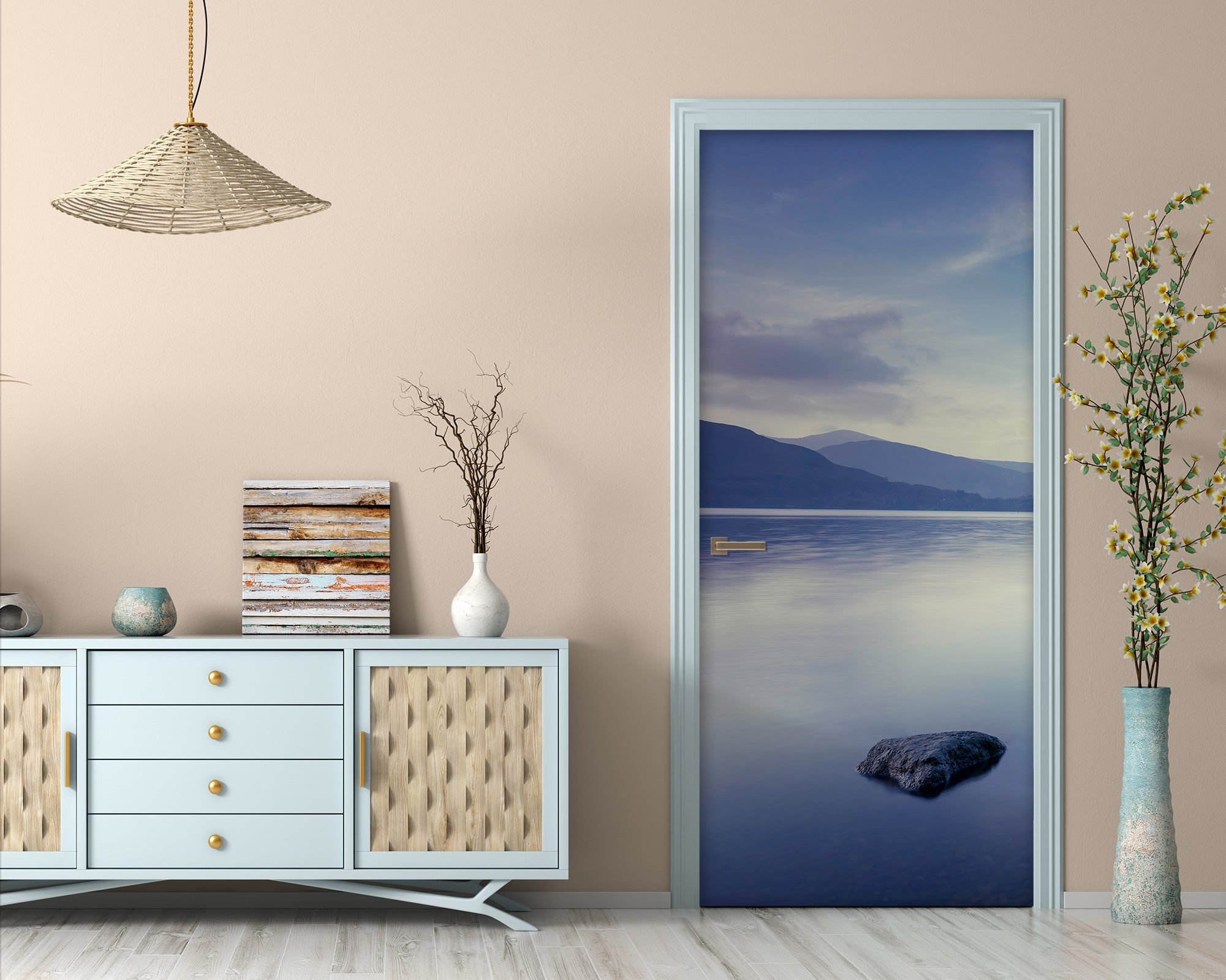 3D Landscape 10675 Assaf Frank Door Mural