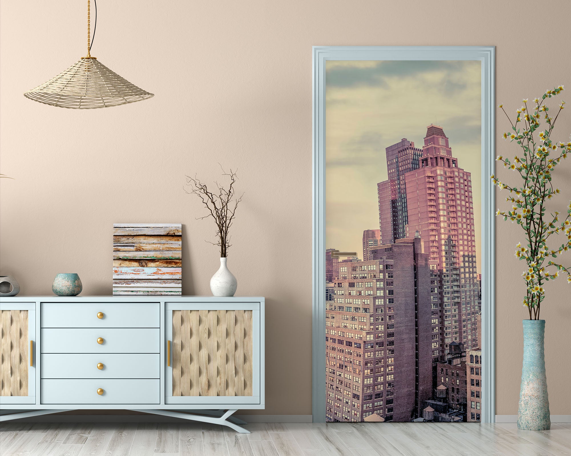 3D Office Building 5039 Assaf Frank Door Mural