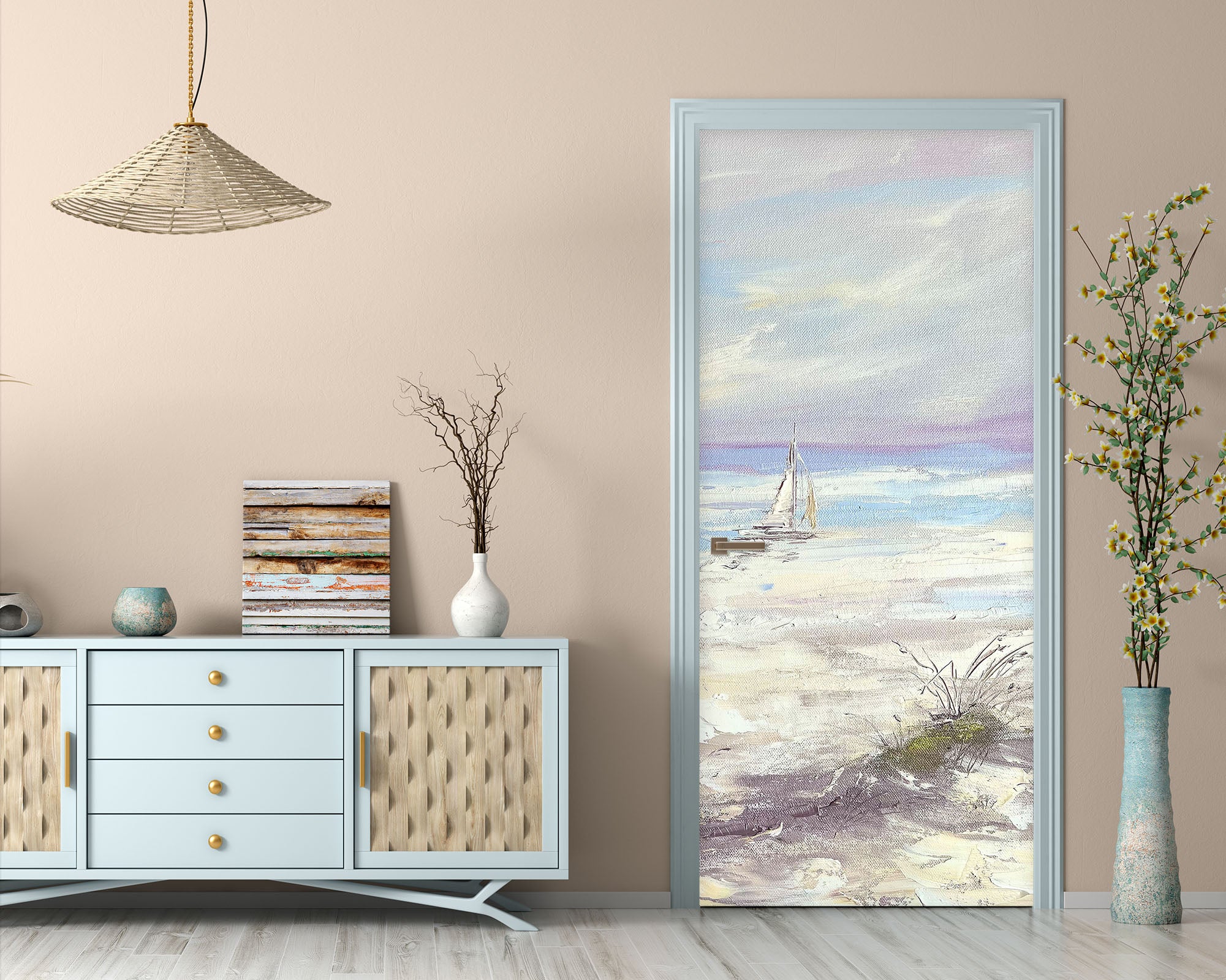 3D Ocean Painting 3065 Skromova Marina Door Mural