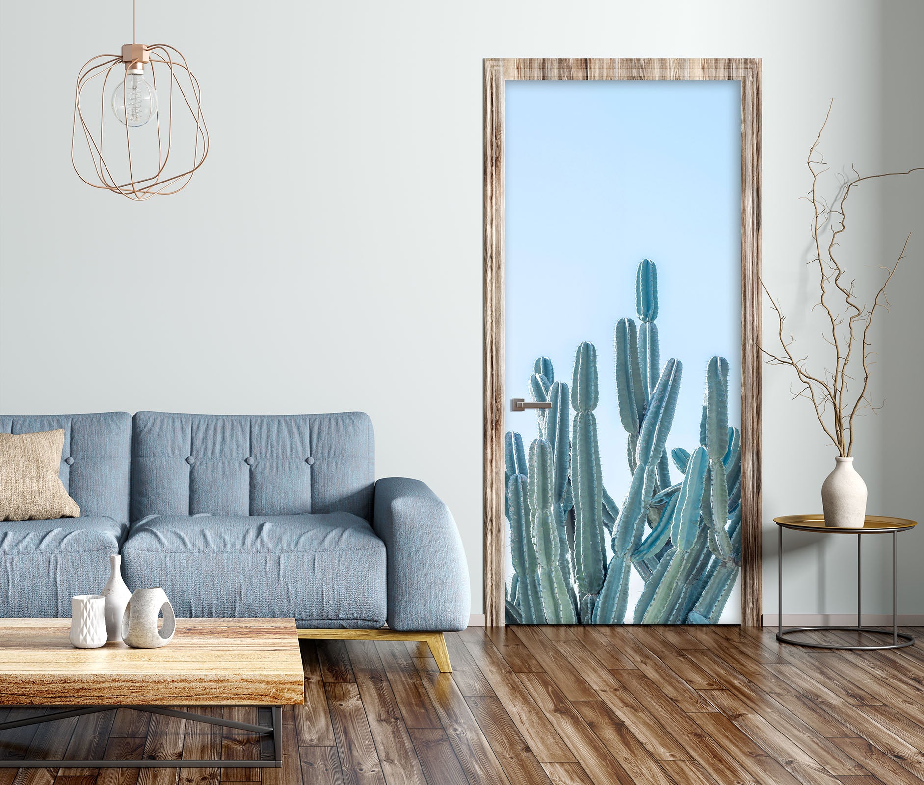 3D Cactus 101209 Assaf Frank Door Mural