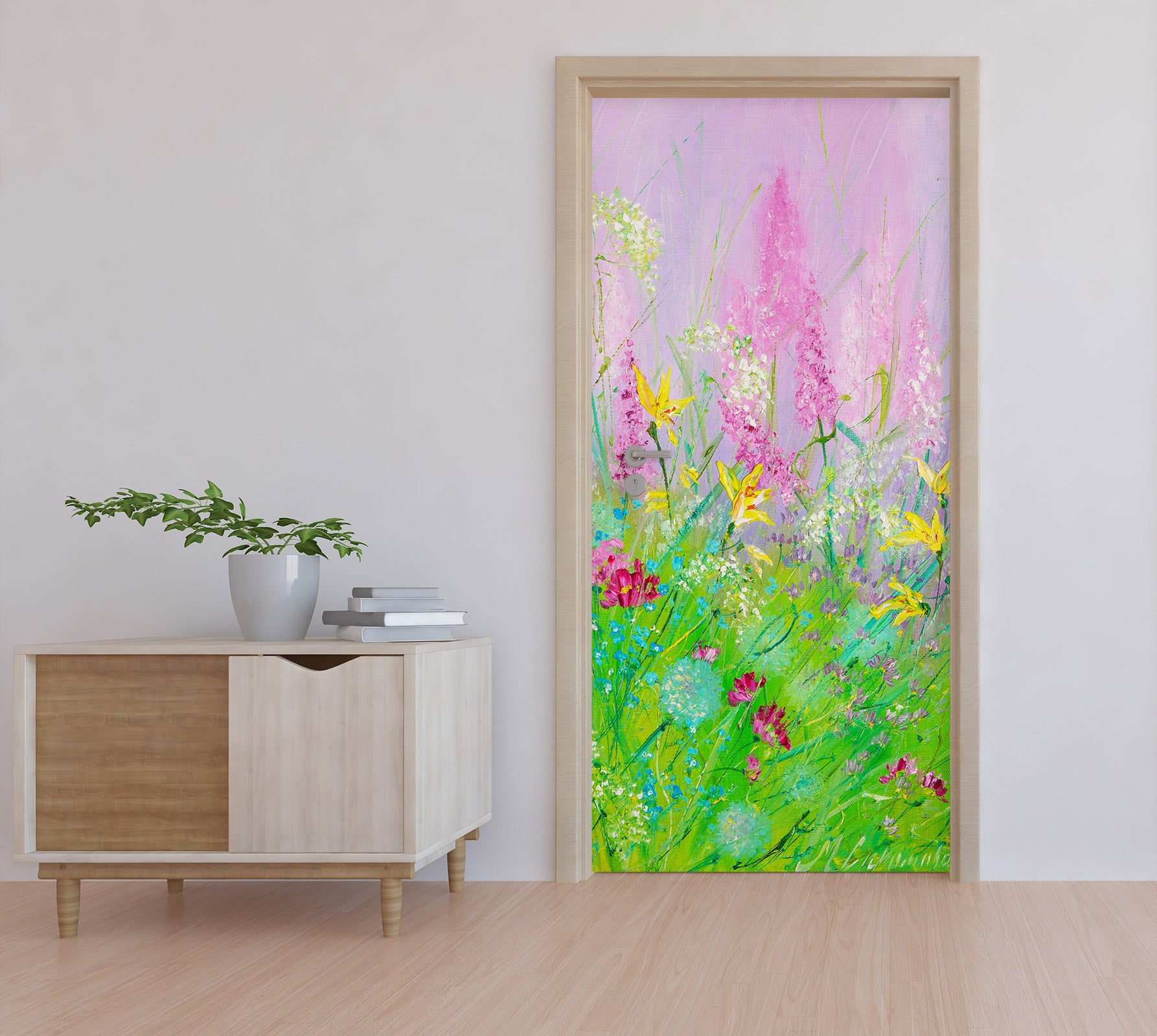 3D Garden Scenery 3189 Skromova Marina Door Mural