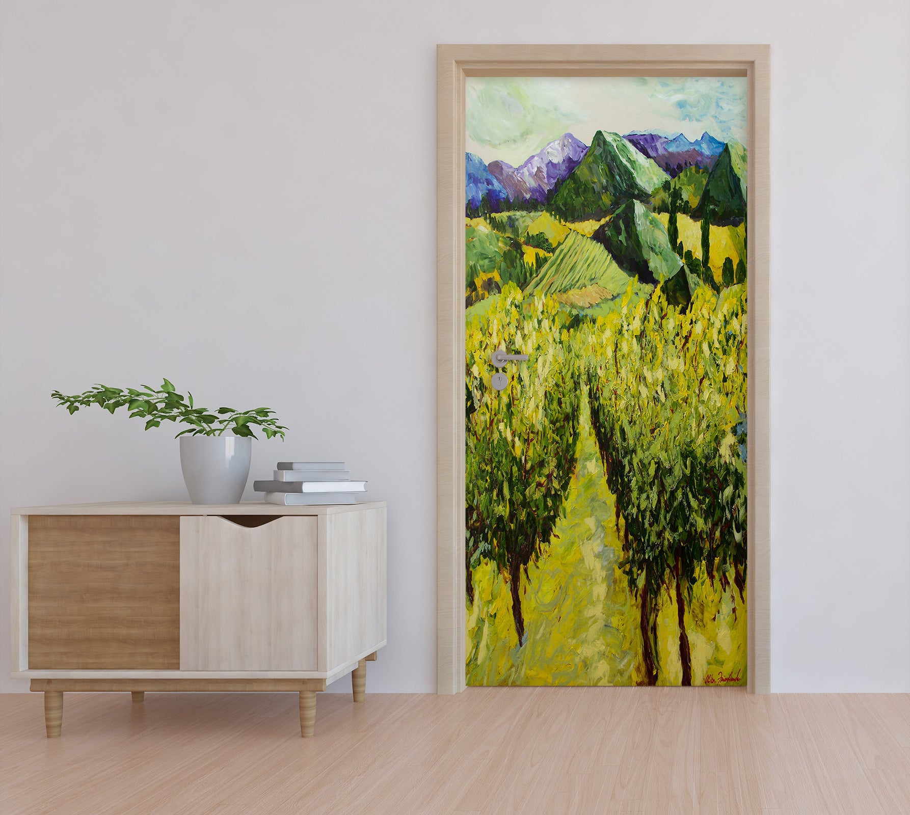 3D Trees Hillside 9339 Allan P. Friedlander Door Mural