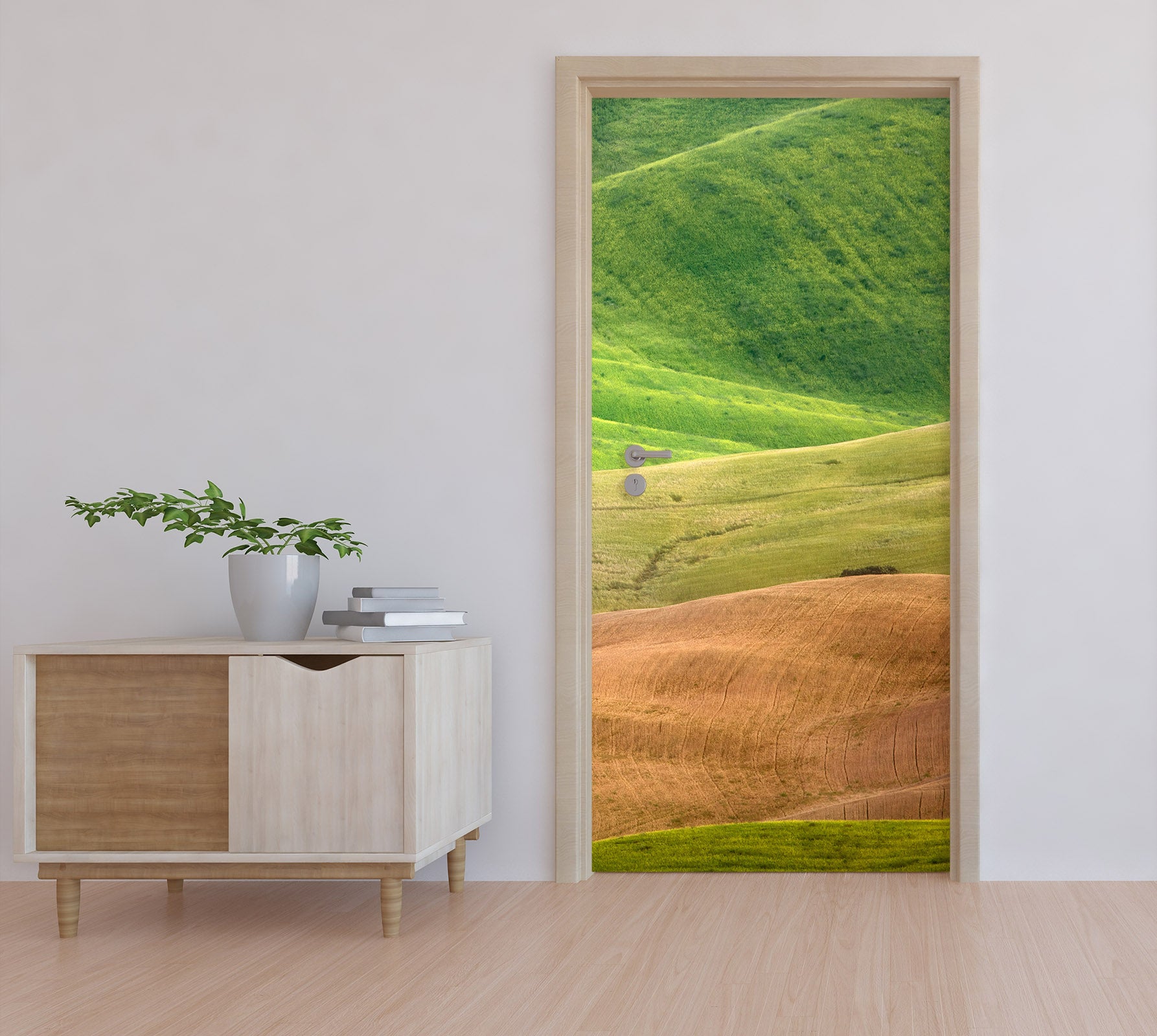 3D Hillside Meadow 11623 Marco Carmassi Door Mural