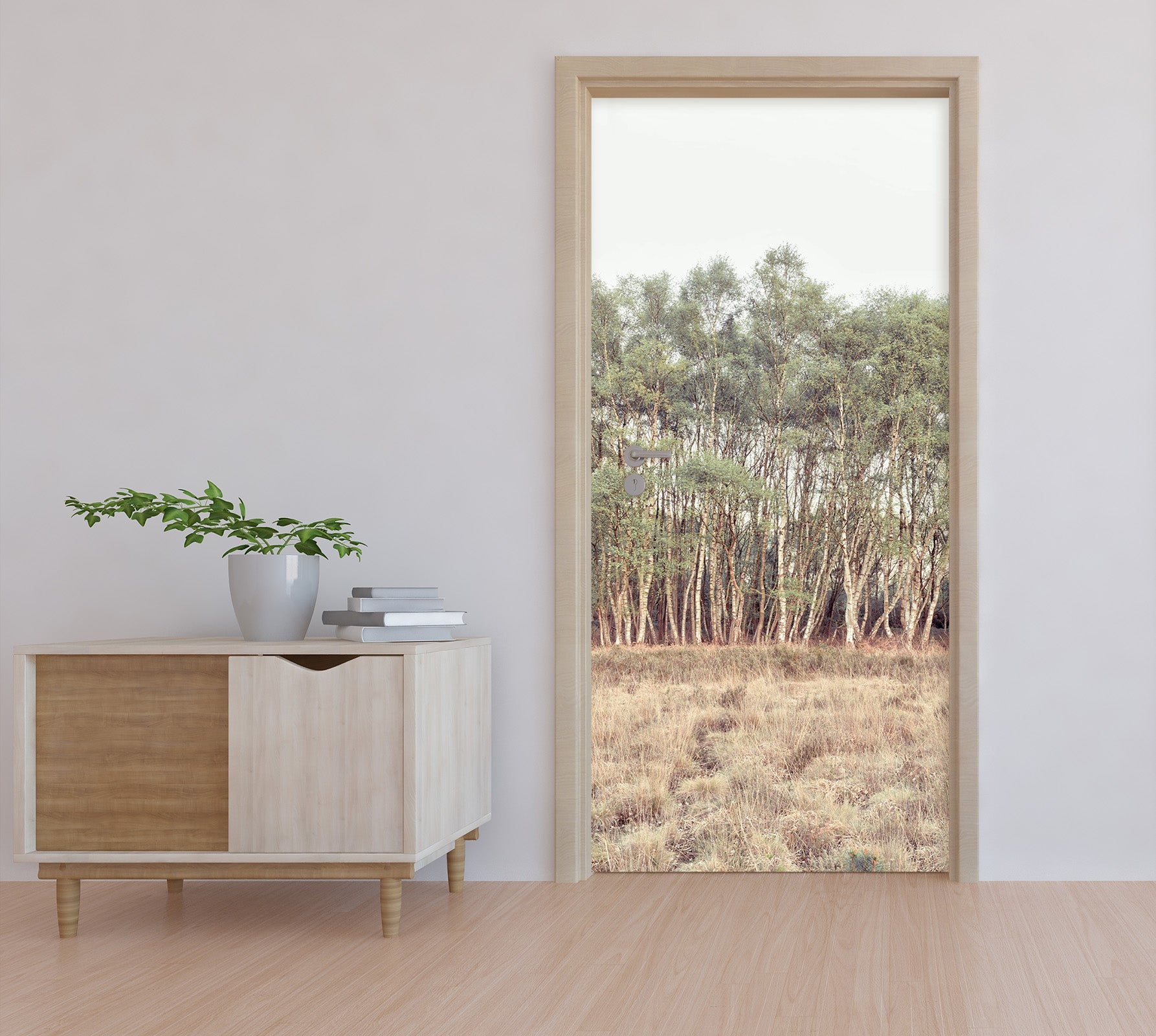 3D Woods Meadow 101218 Assaf Frank Door Mural