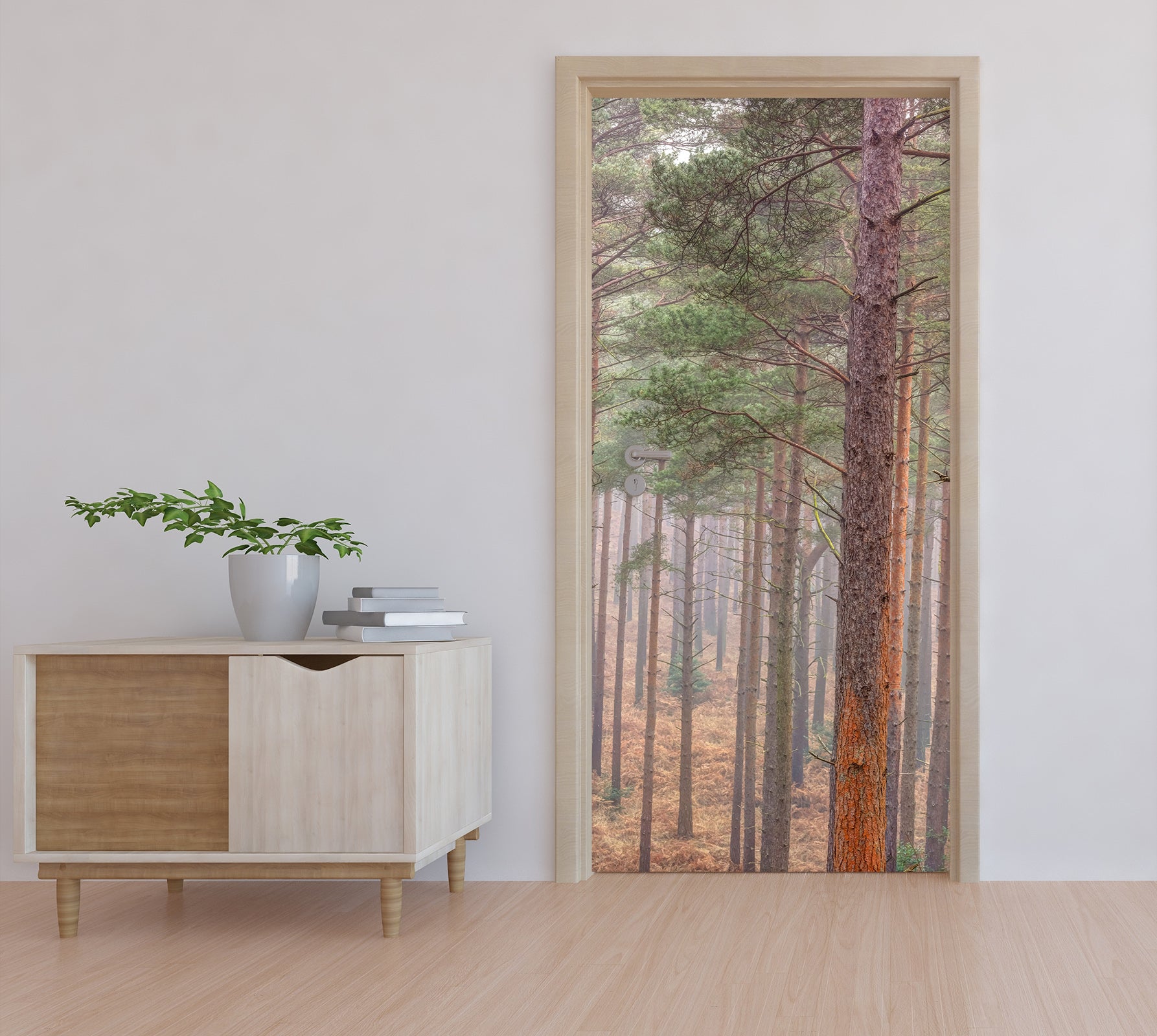 3D Trees Forest 106149 Assaf Frank Door Mural