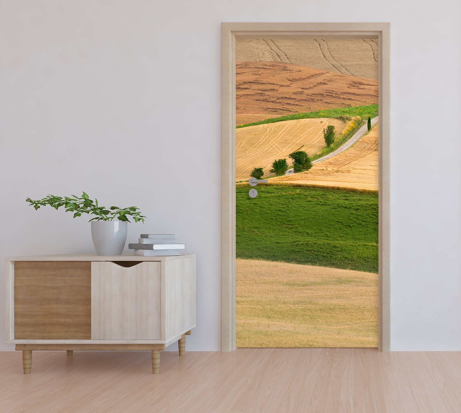 3D Lawn Tree Path 11636 Marco Carmassi Door Mural