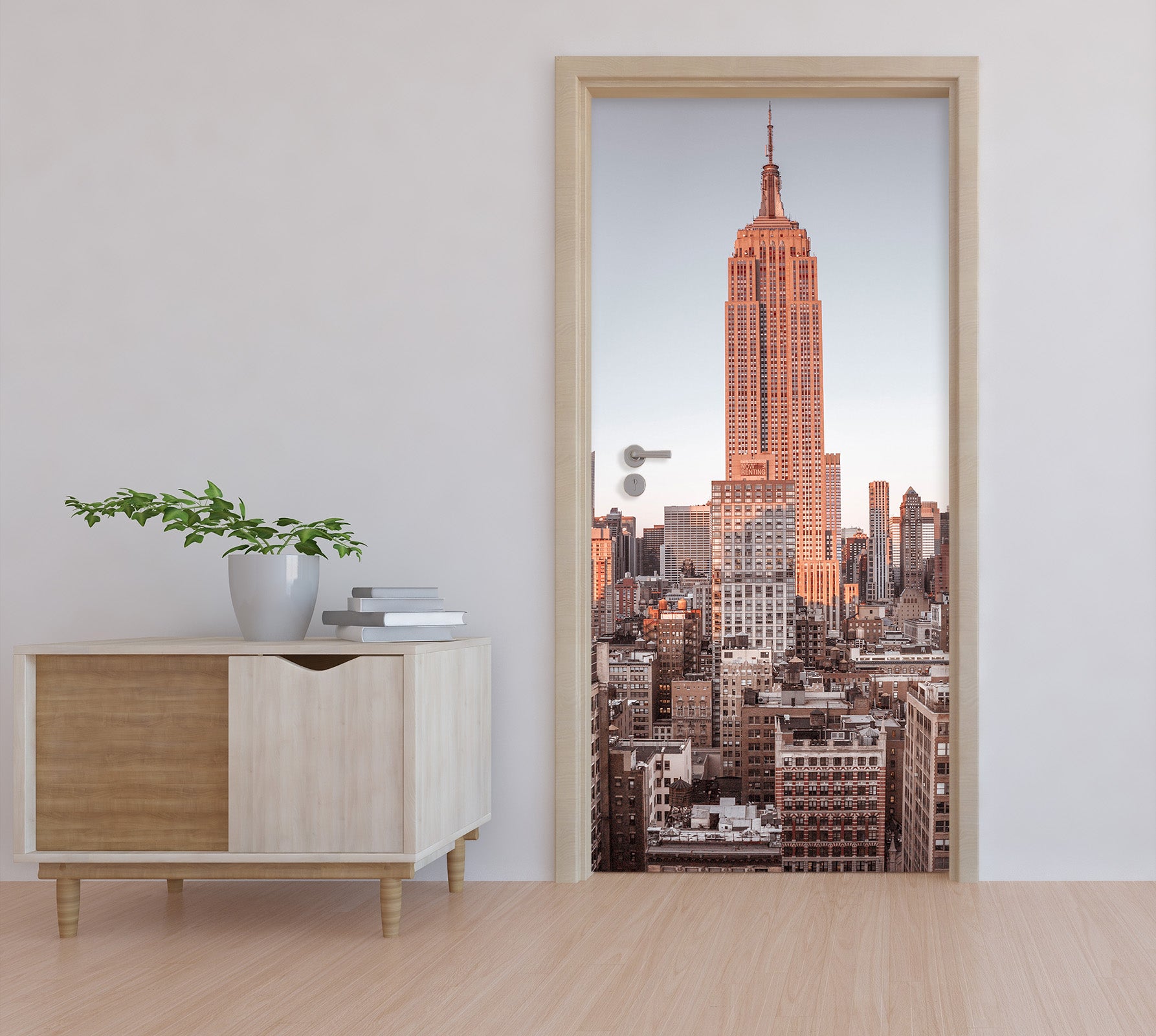 3D High Building 101150 Assaf Frank Door Mural