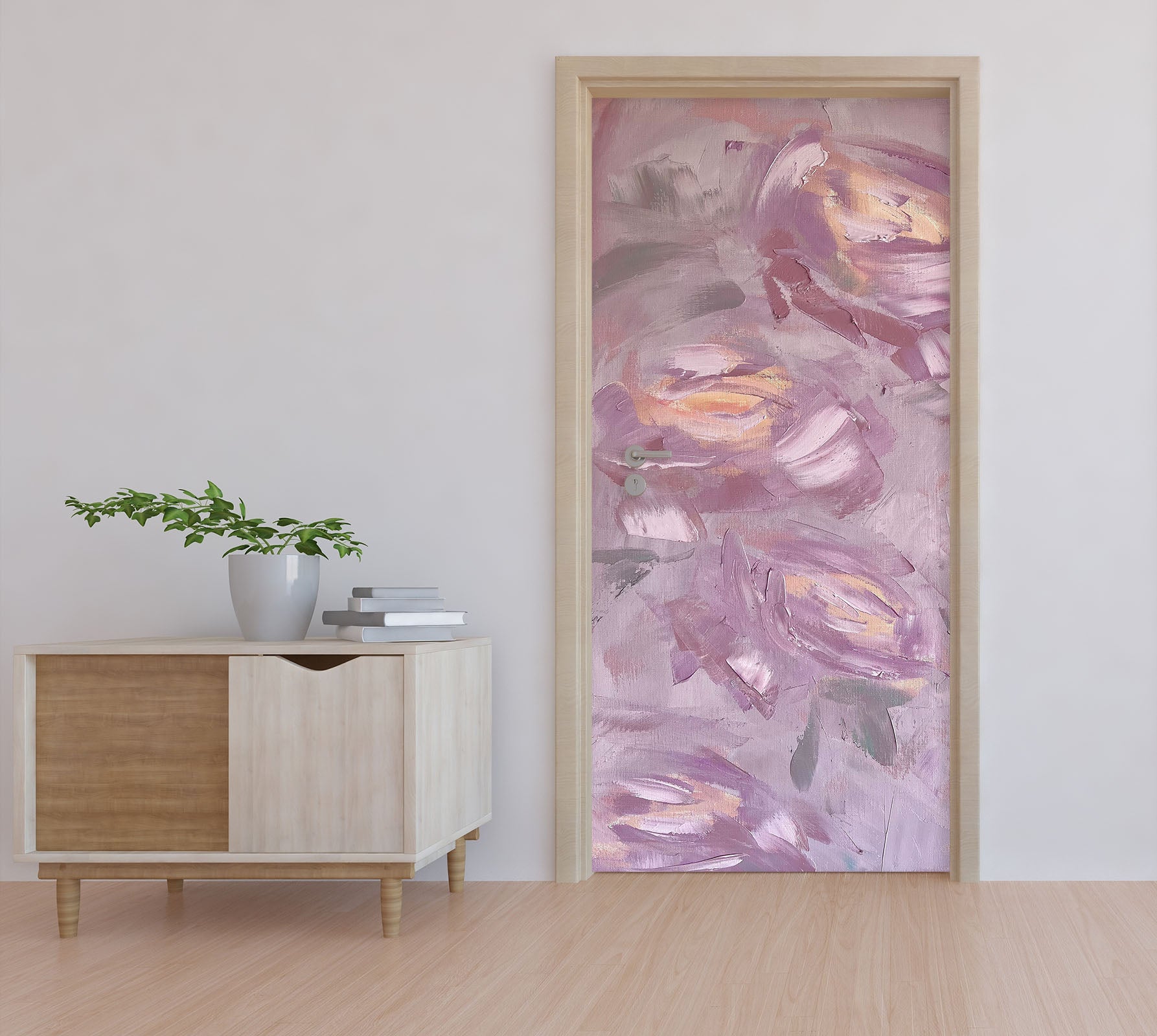 3D Purple Texture 30777 Skromova Marina Door Mural