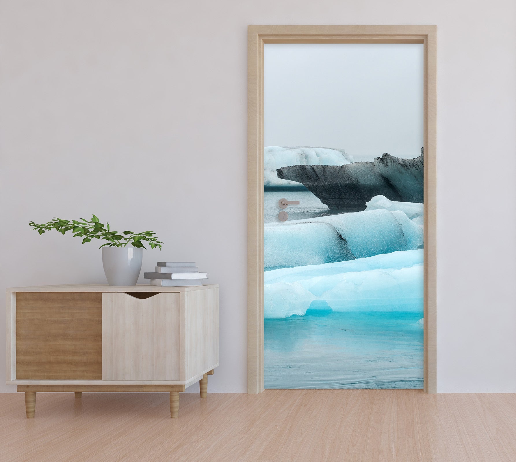 3D Ice Glacier 11525 Marco Carmassi Door Mural