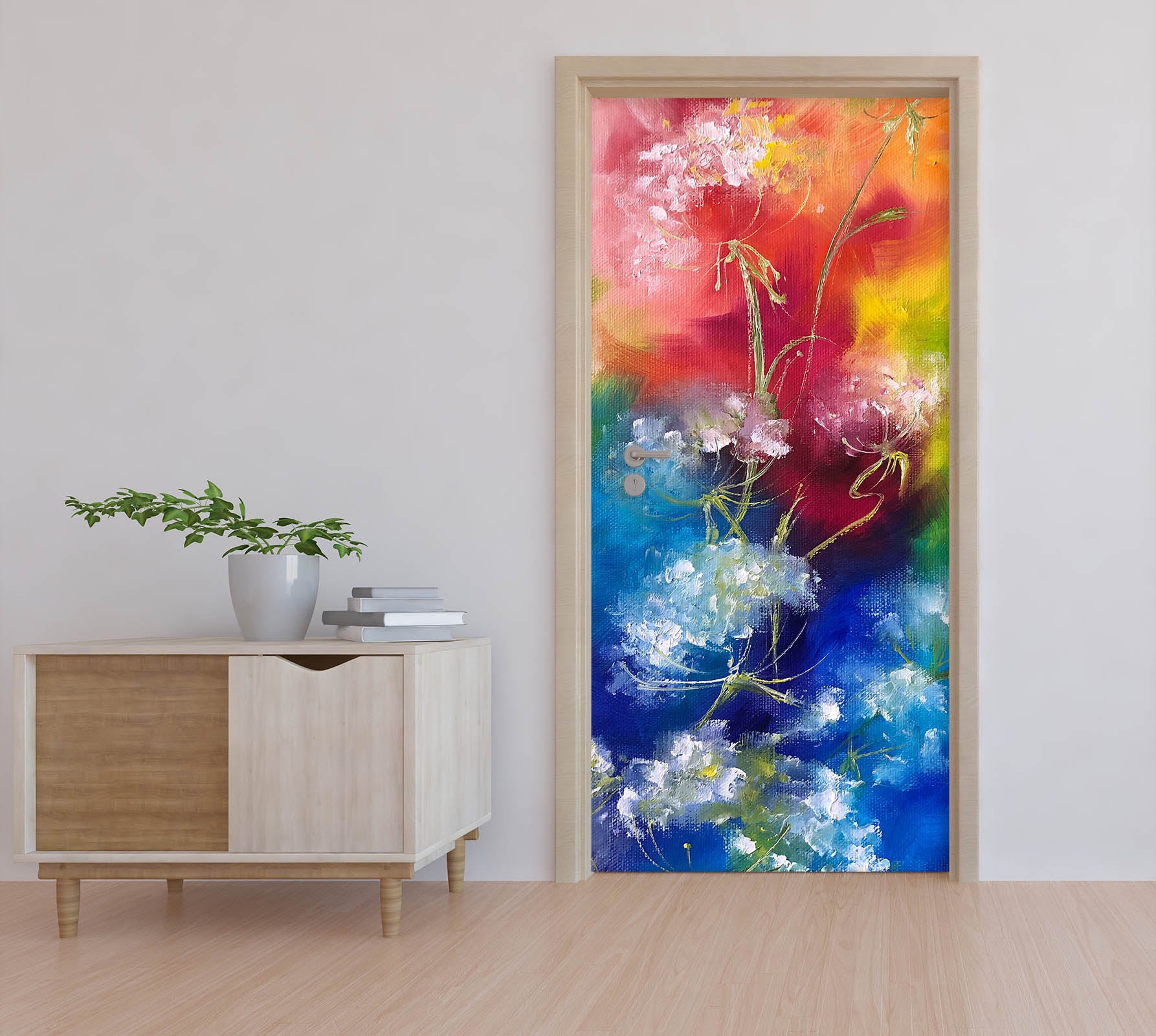 3D Colour Print 3306 Skromova Marina Door Mural