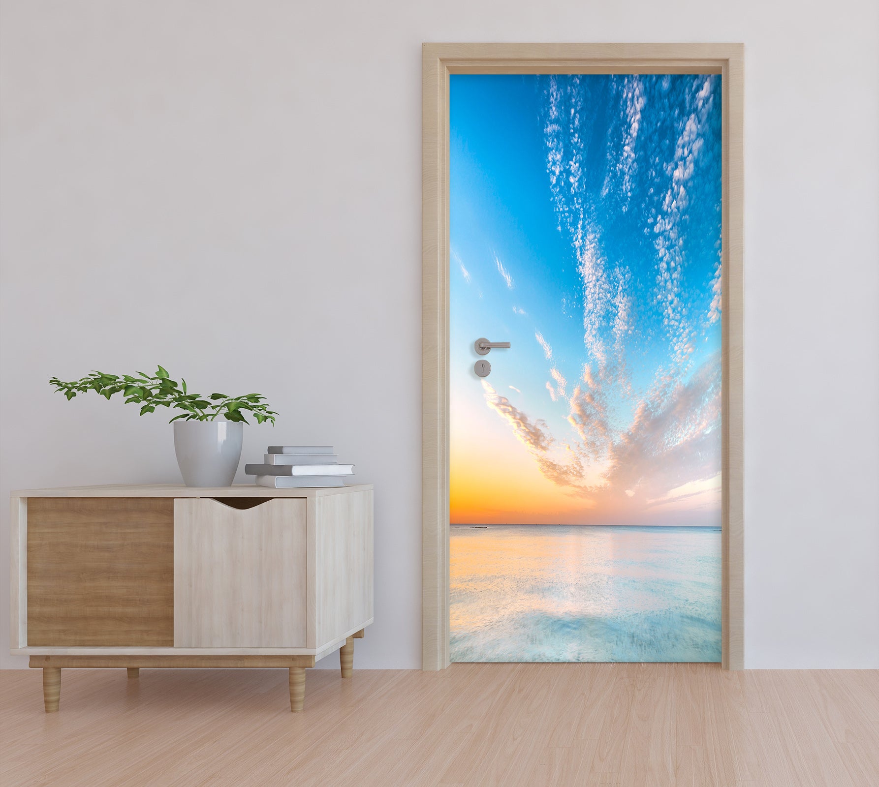 3D Sky Sea 101162 Assaf Frank Door Mural