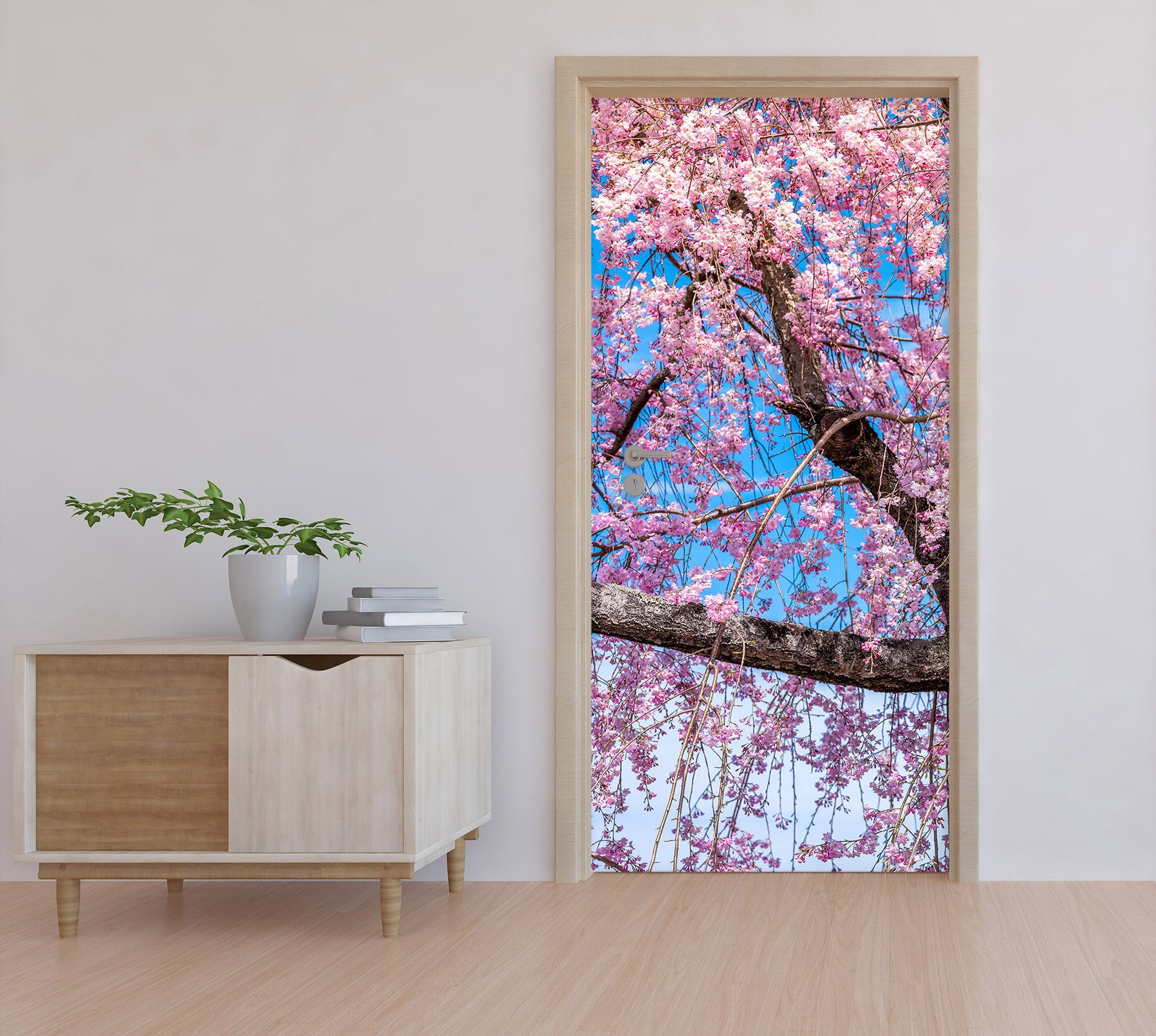 3D Cherry Blossoms 11451 Marco Carmassi Door Mural