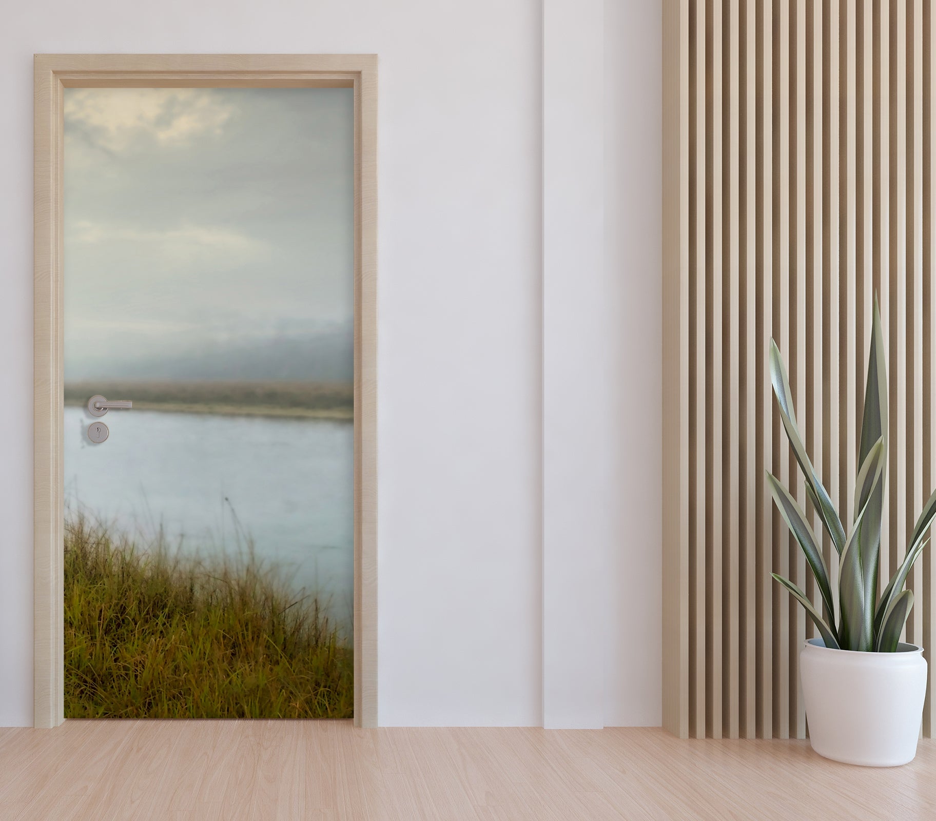 3D Grass Riverside 107225 Beth Sheridan Door Mural