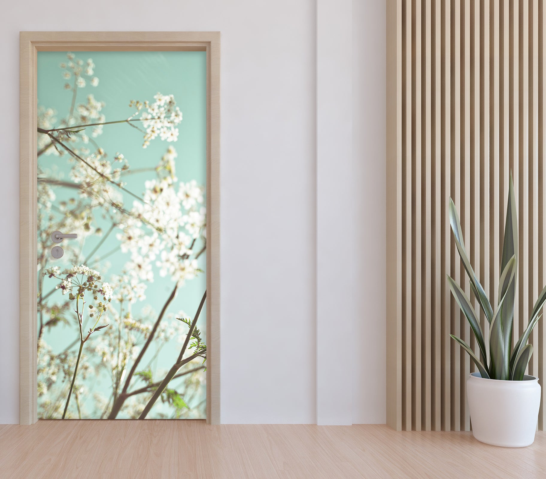 3D Flowers 10611 Assaf Frank Door Mural