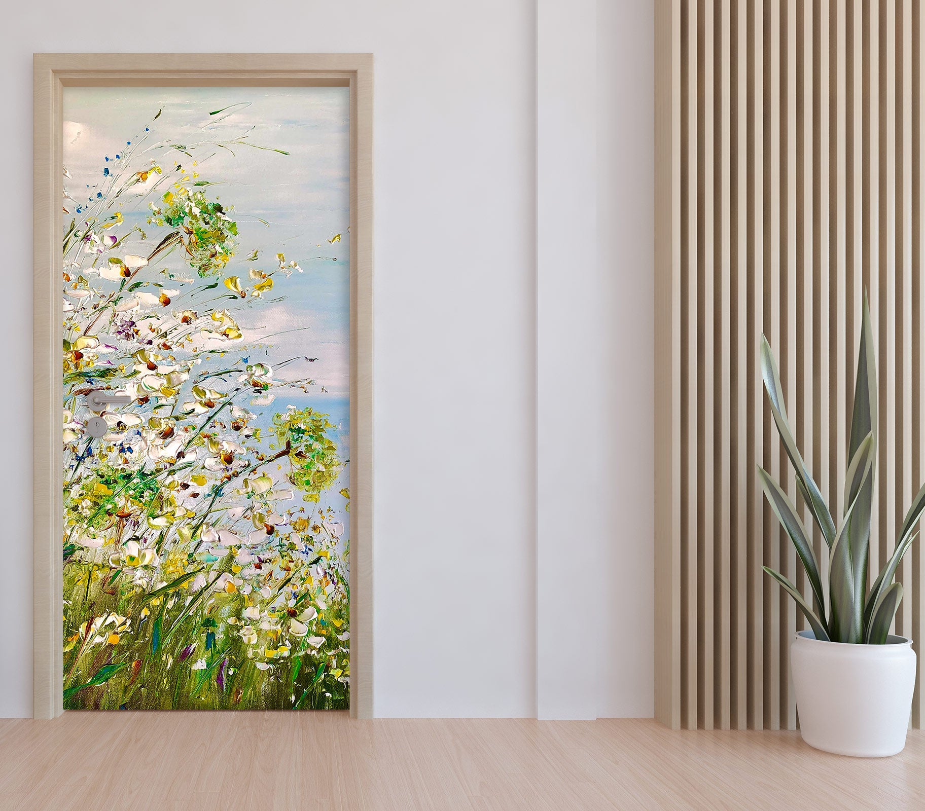 3D Wildflower 3118 Skromova Marina Door Mural