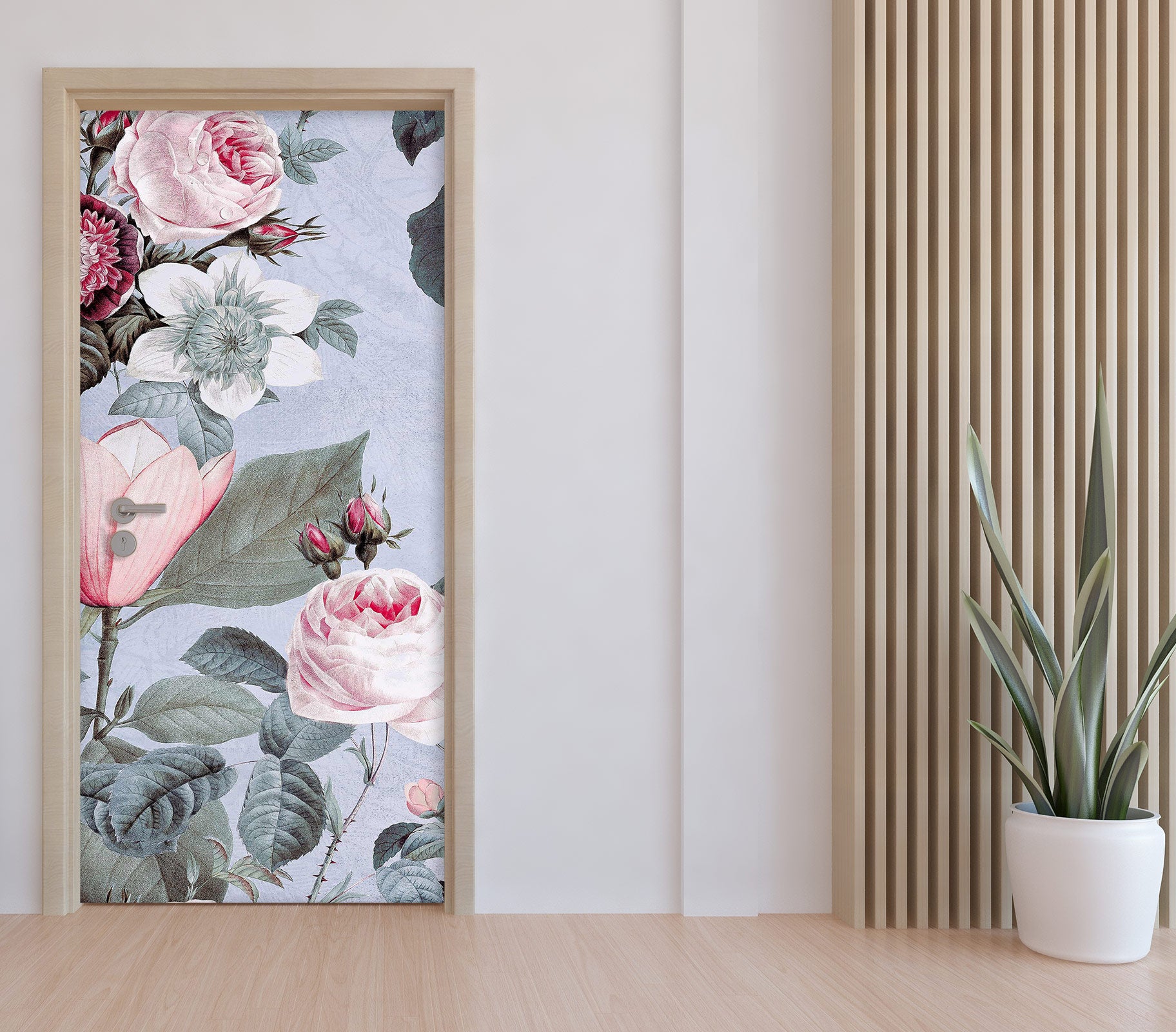 3D Rose Bush 11904 Andrea Haase Door Mural