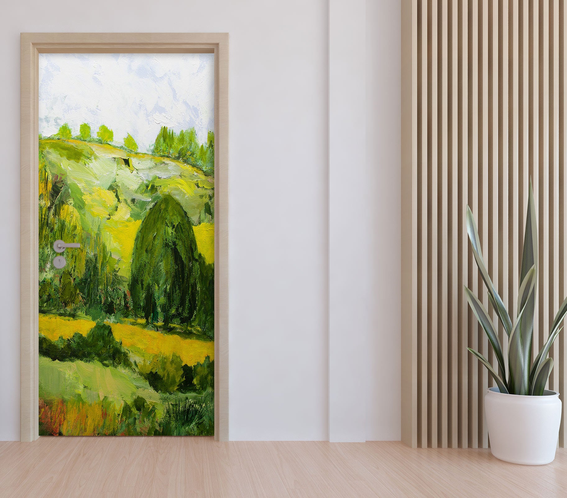 3D Lawn Trees 93150 Allan P. Friedlander Door Mural