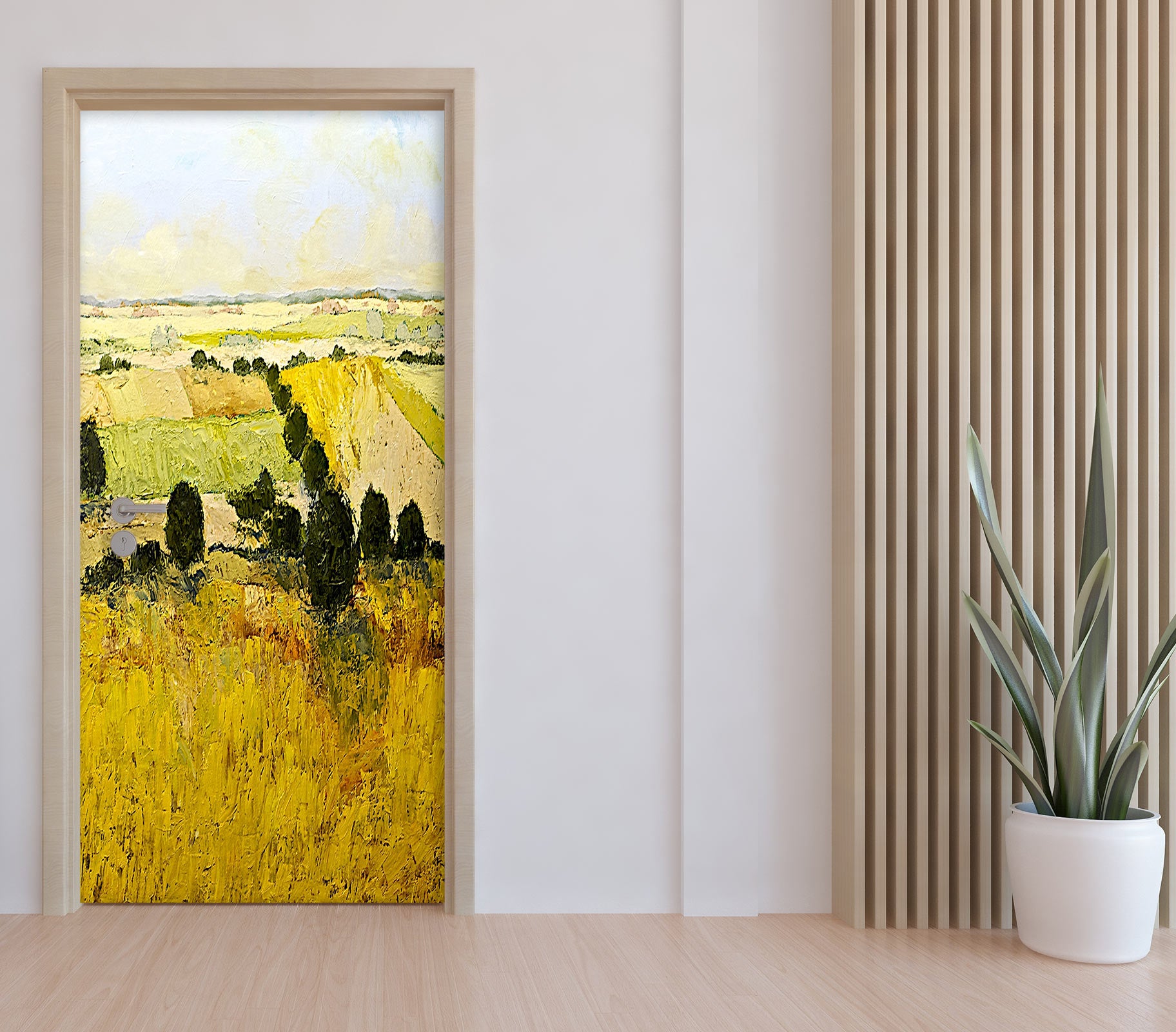 3D Grass Golden Field 9314 Allan P. Friedlander Door Mural