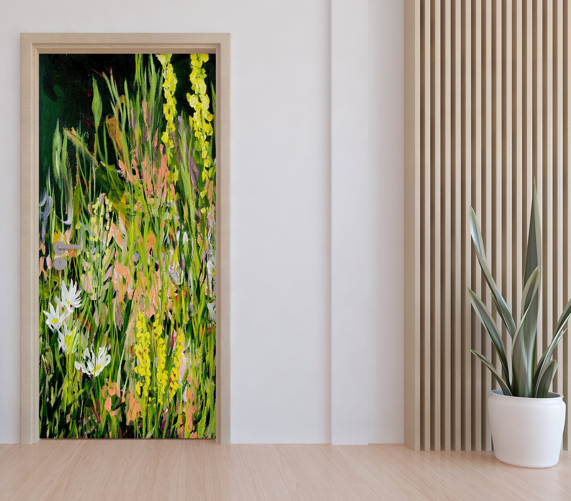 3D Grass Flowers 93146 Allan P. Friedlander Door Mural