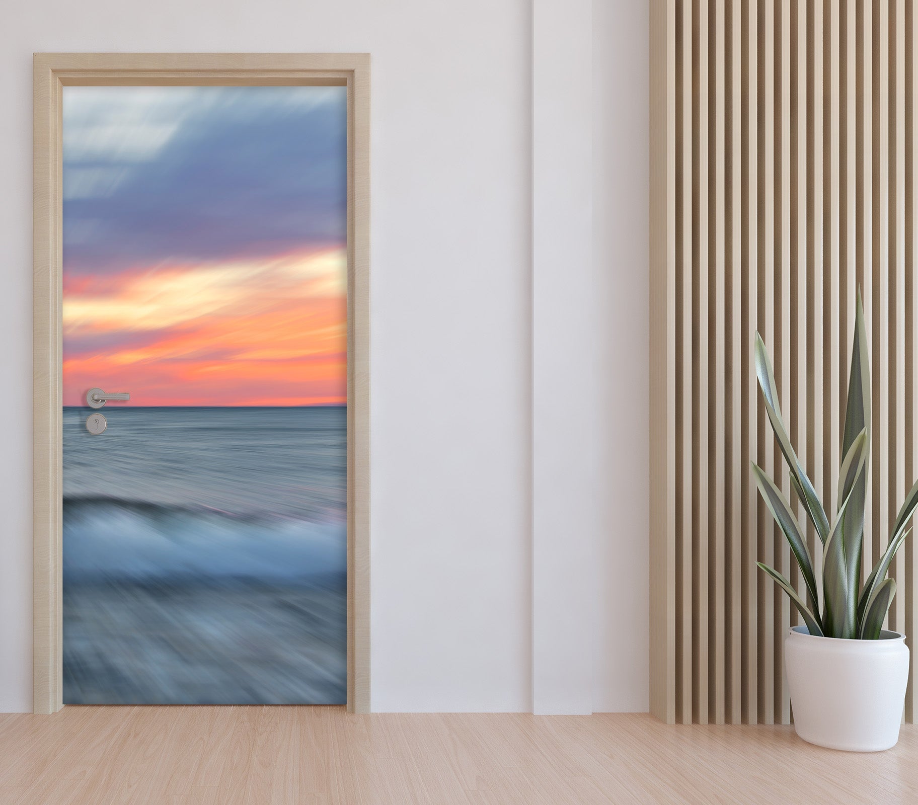 3D Sunset Waves 11608 Marco Carmassi Door Mural