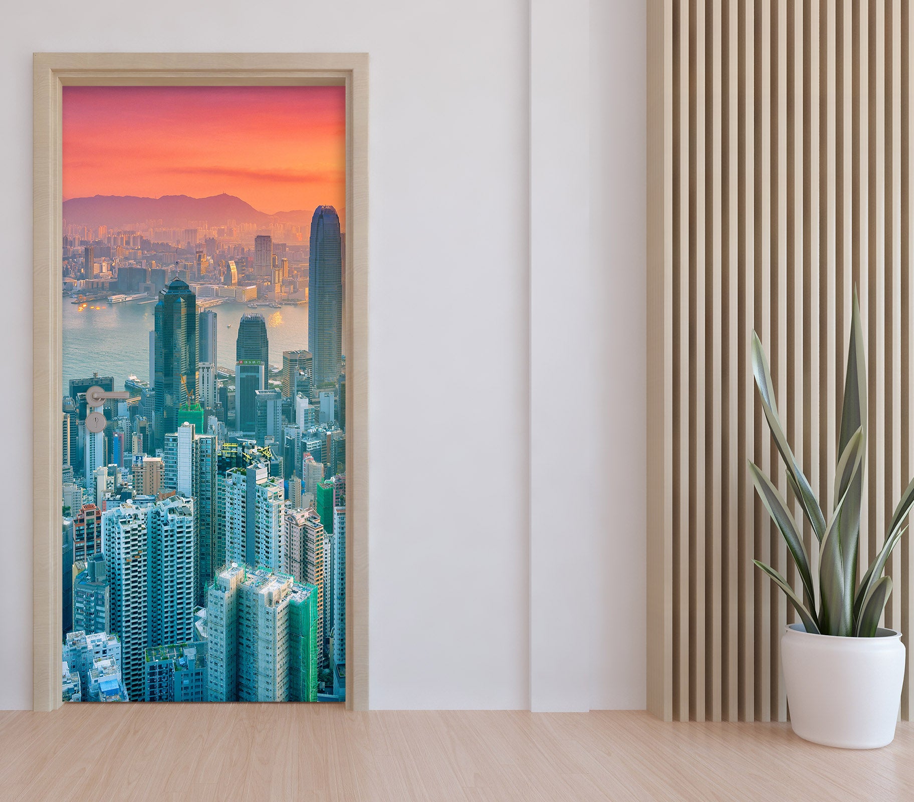 3D High Building 119157 Marco Carmassi Door Mural