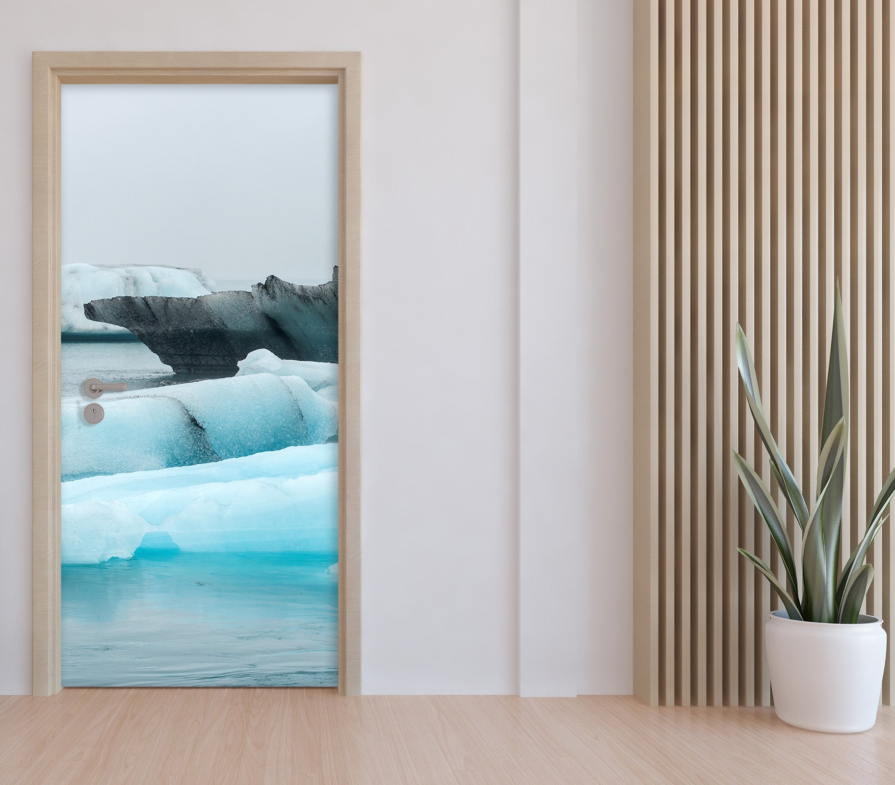 3D Ice Glacier 11525 Marco Carmassi Door Mural