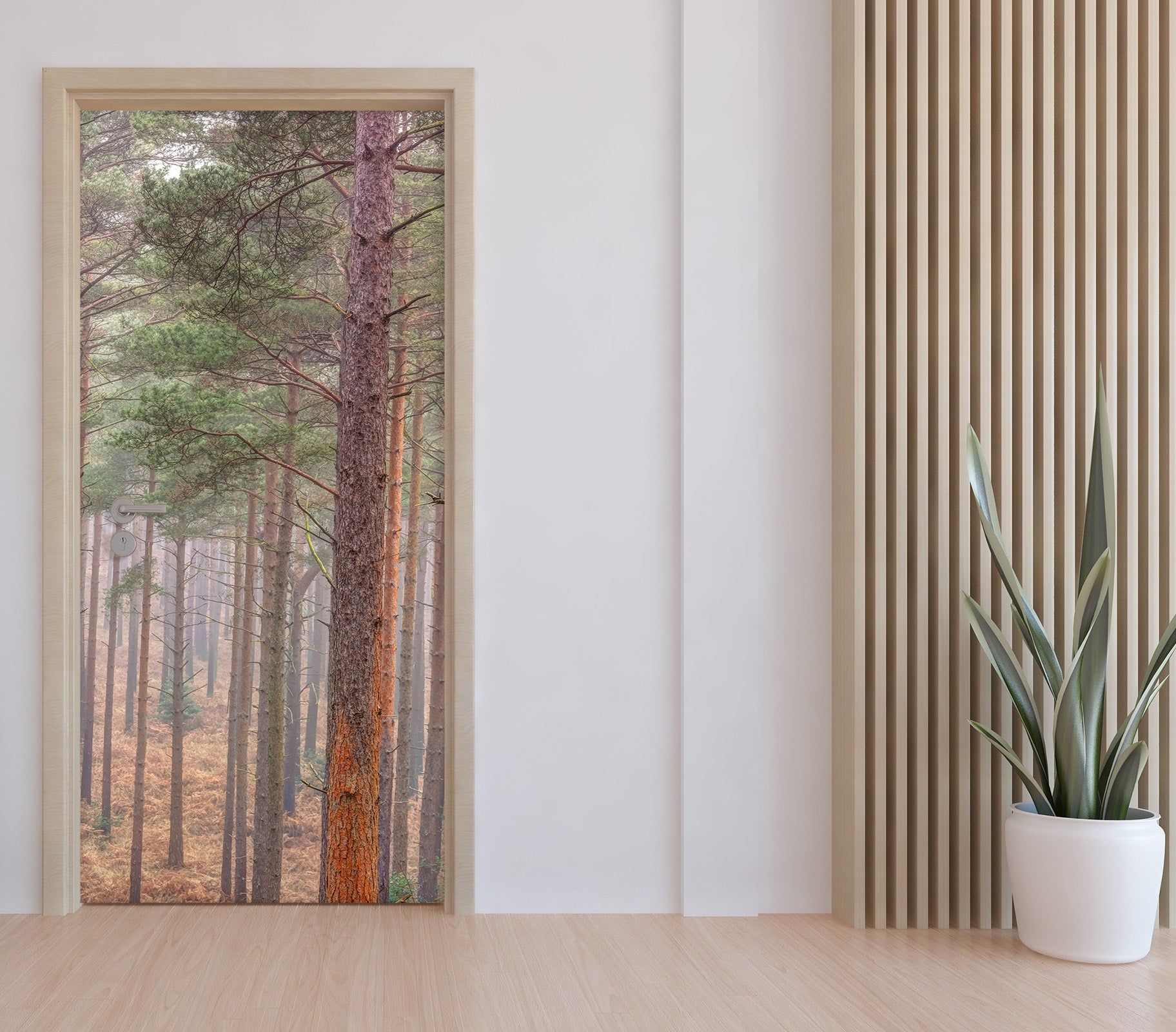 3D Trees Forest 106149 Assaf Frank Door Mural