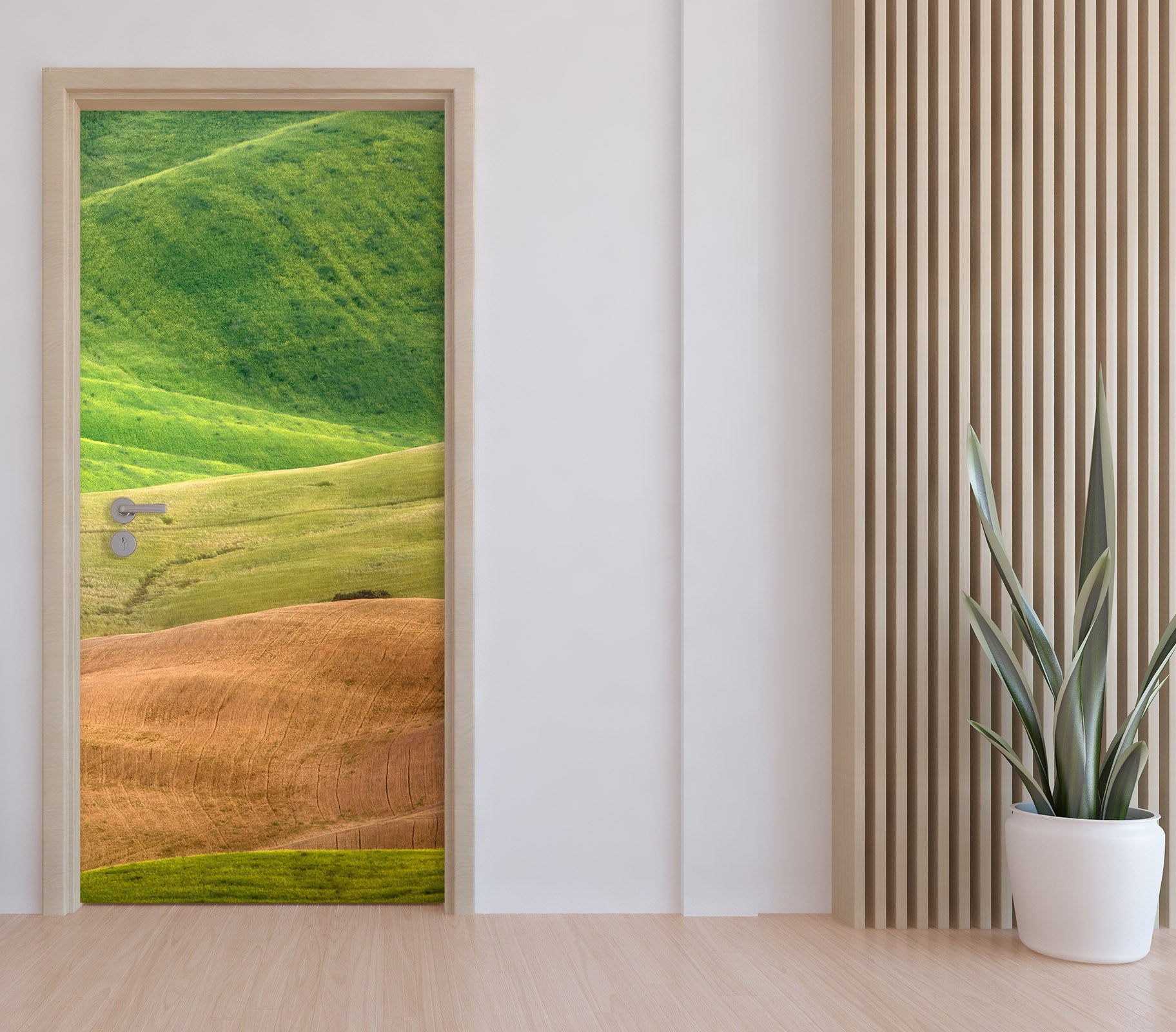 3D Hillside Meadow 11623 Marco Carmassi Door Mural