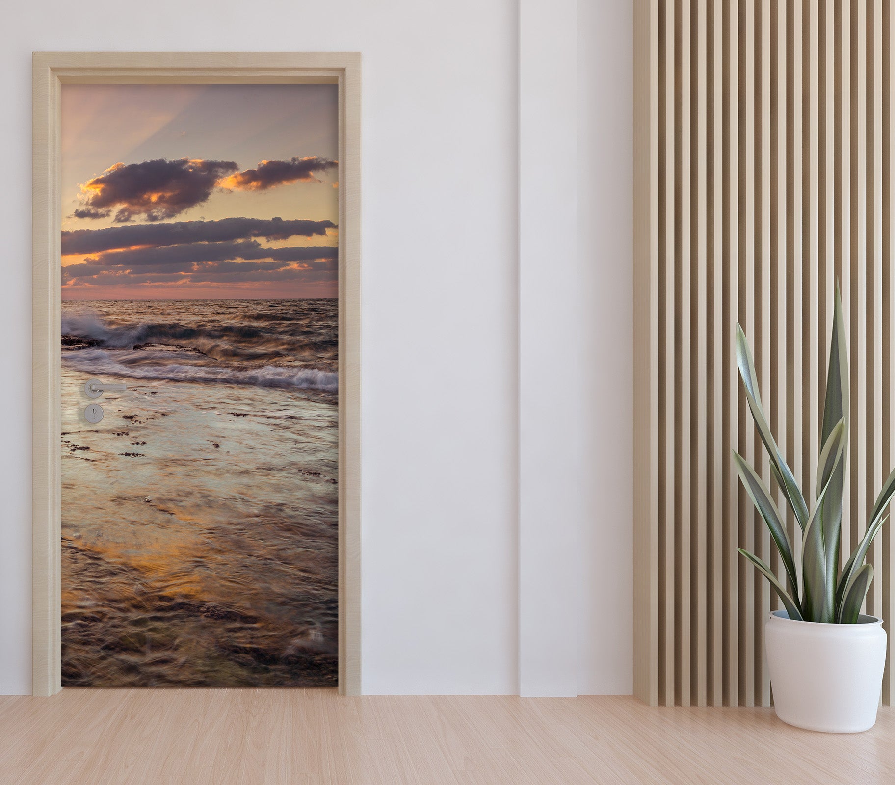 3D Sky Seaside 106139 Assaf Frank Door Mural