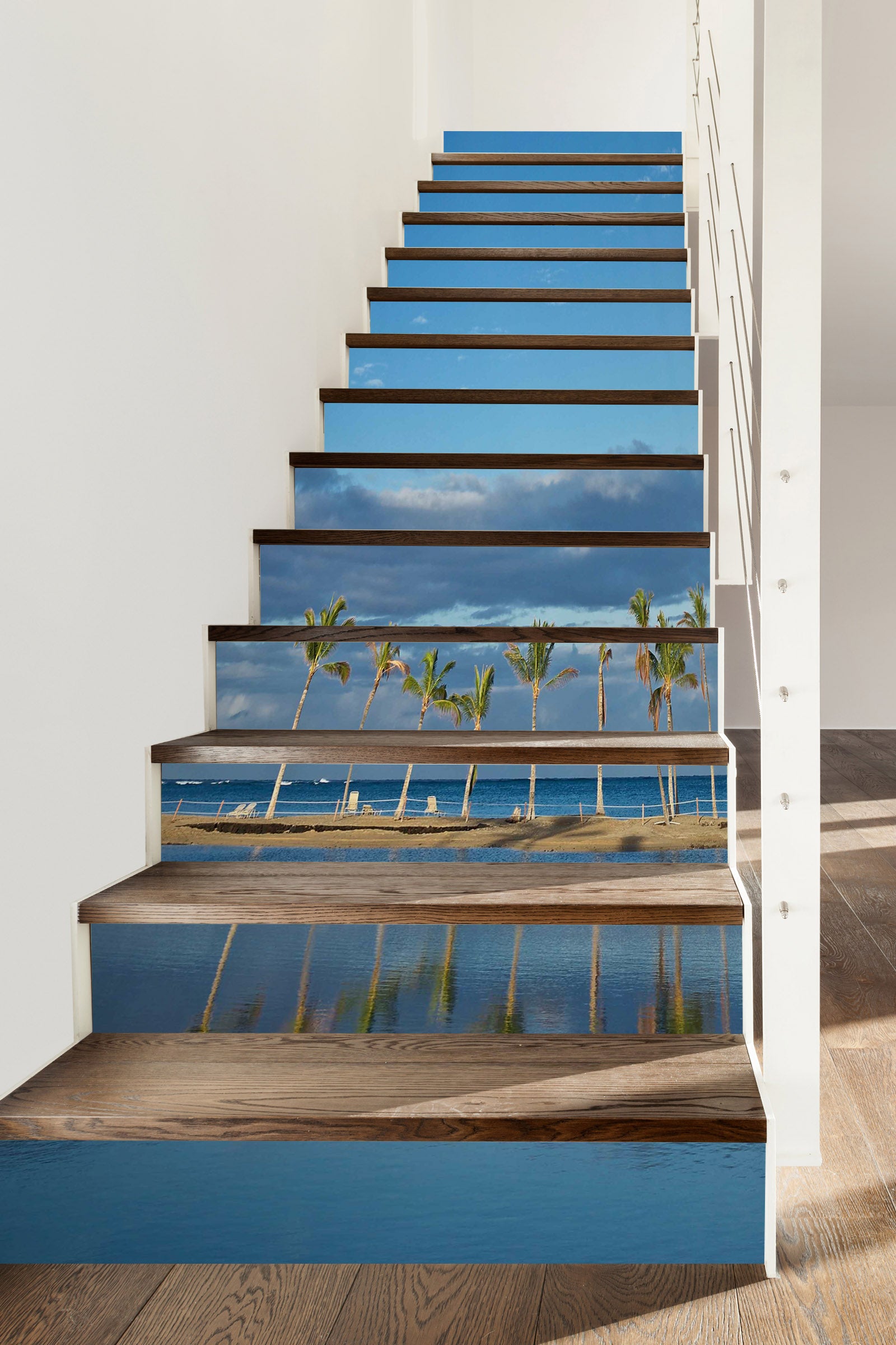 3D Ocean Trees 94144 Kathy Barefield Stair Risers