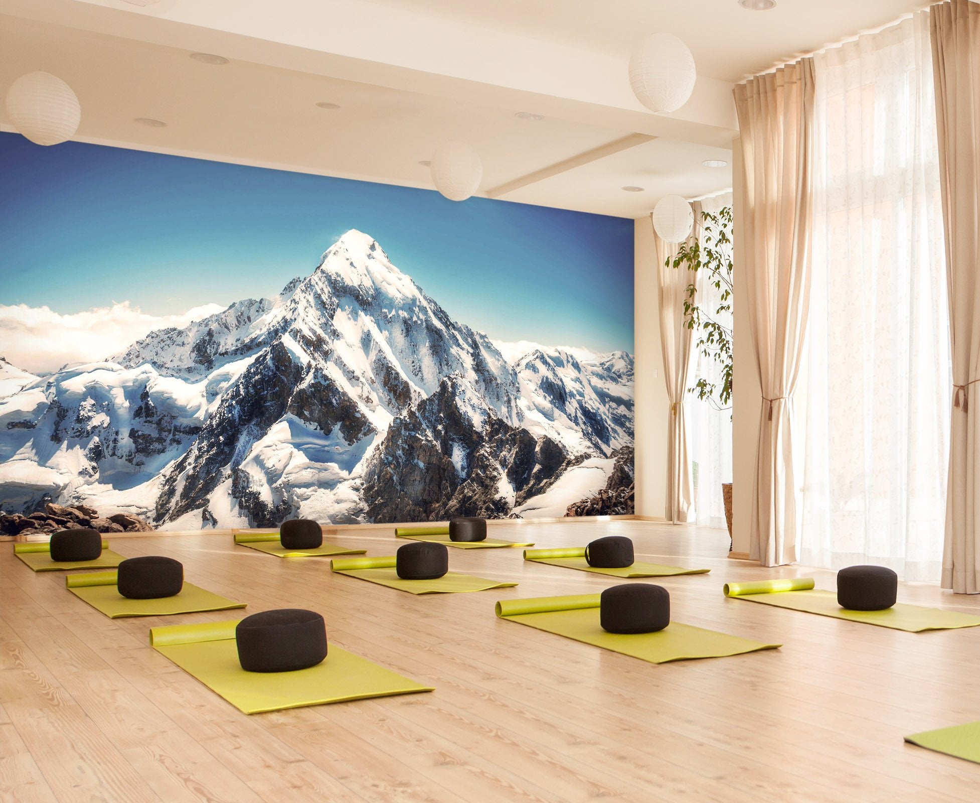 3D Snow mountain 27 Wall Murals Wallpaper AJ Wallpaper 