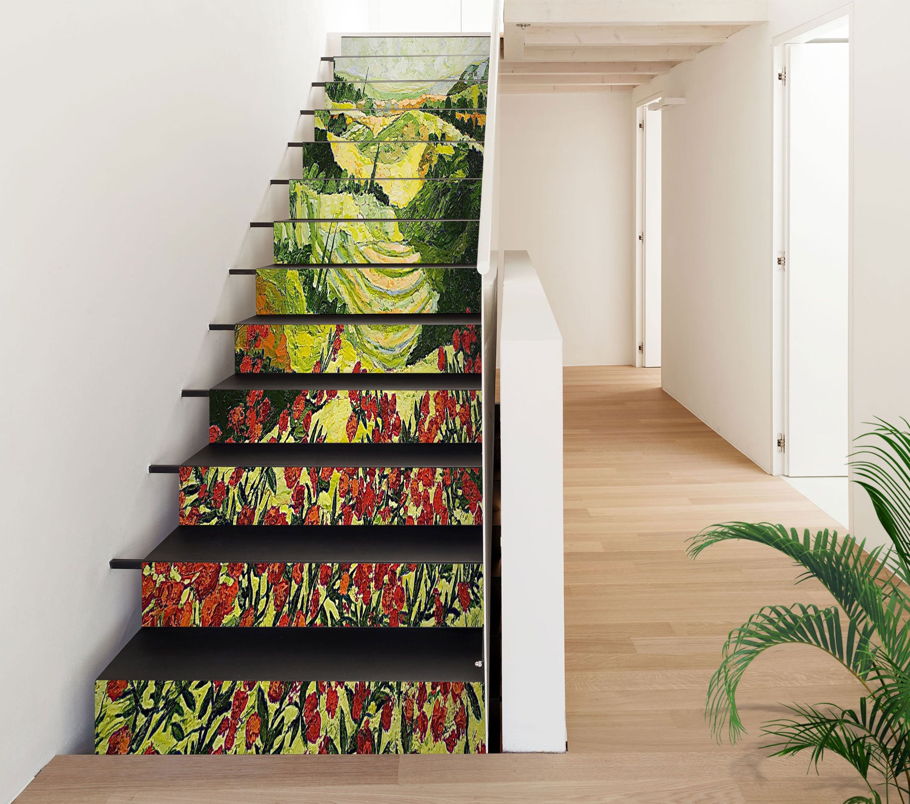 3D Field Flowers 89155 Allan P. Friedlander Stair Risers