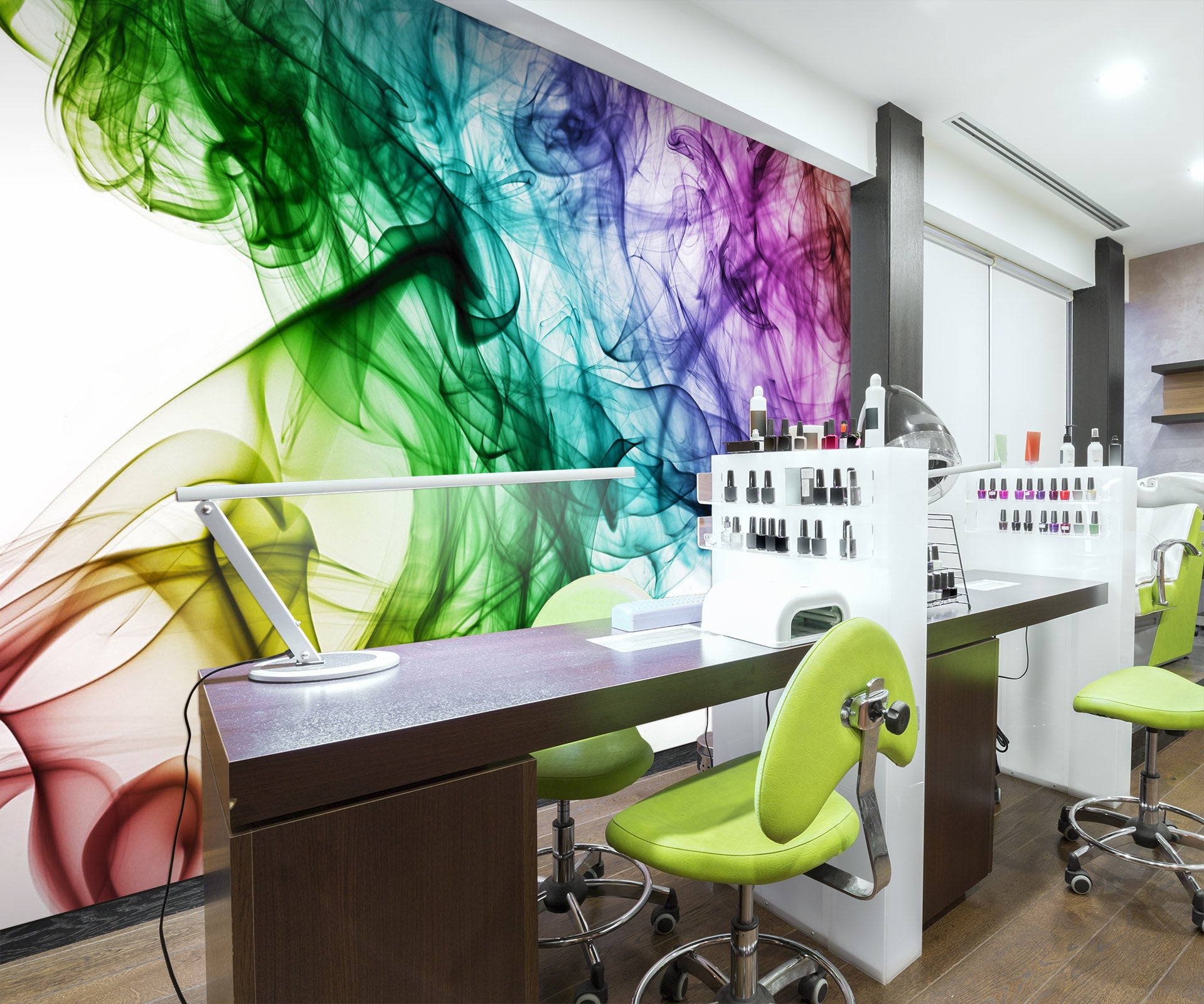 3D Colorful Watercolor 060 Wall Murals