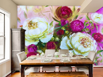 3D Rose Red Flower 257 Skromova Marina Wall Mural Wall Murals