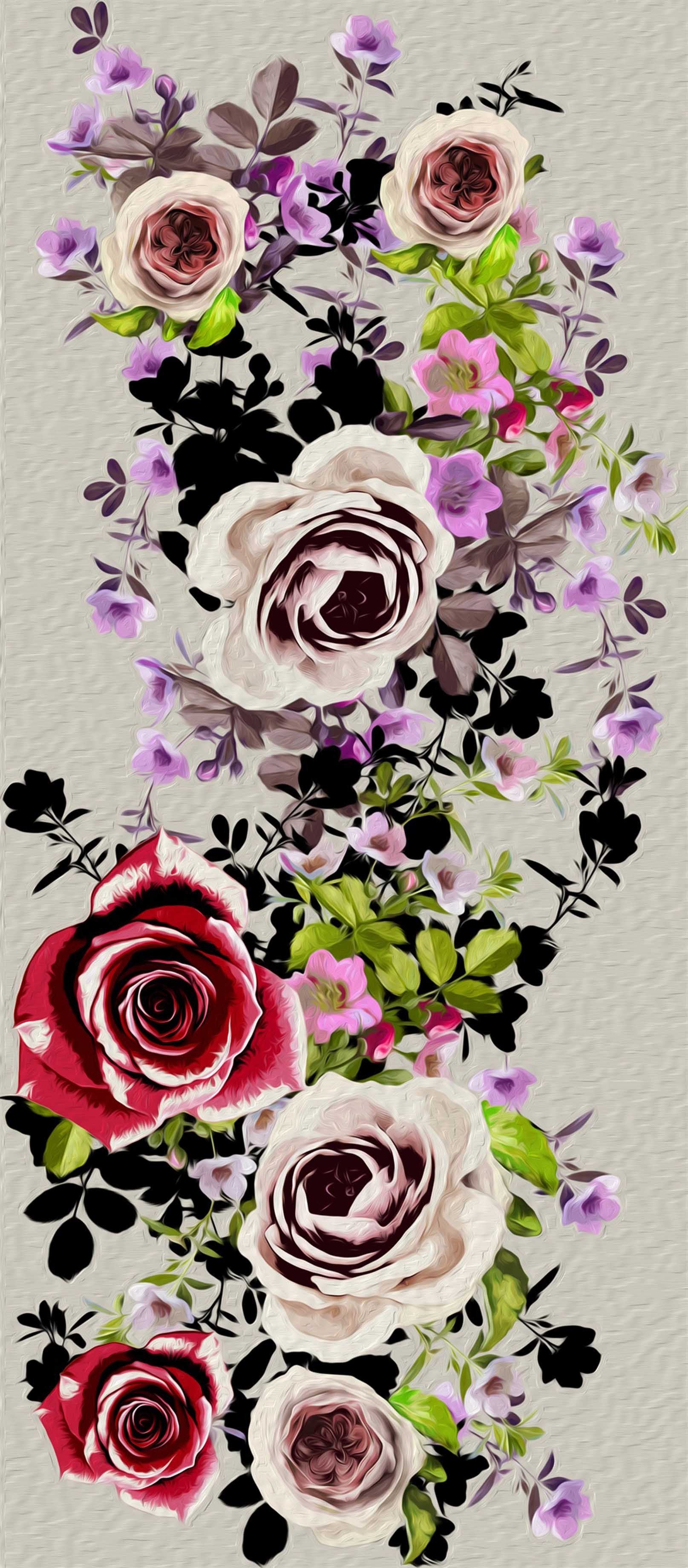 3D Pretty Flowers 1153 Stair Risers Wallpaper AJ Wallpaper 