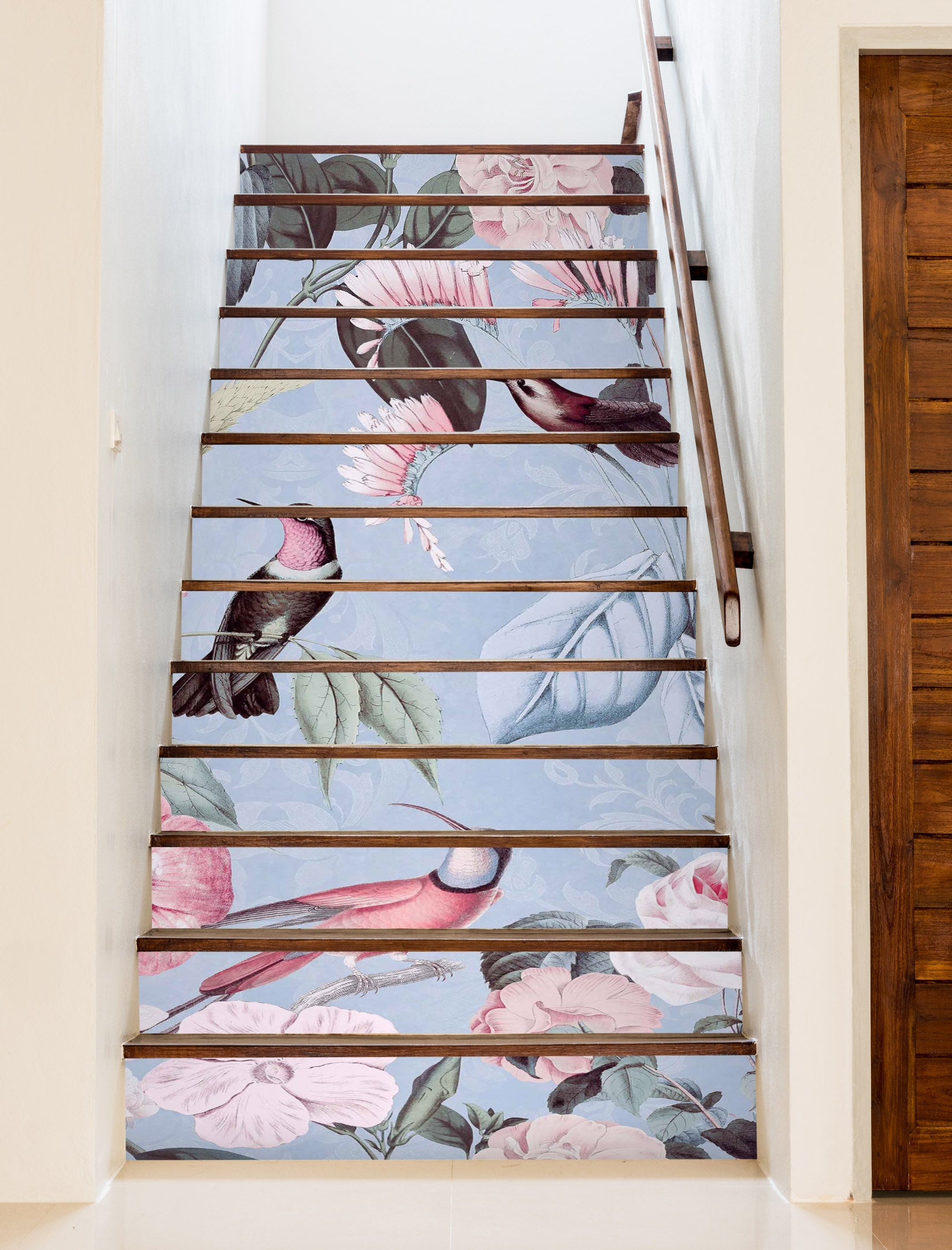 3D Bird Leaves 109217 Andrea Haase Stair Risers