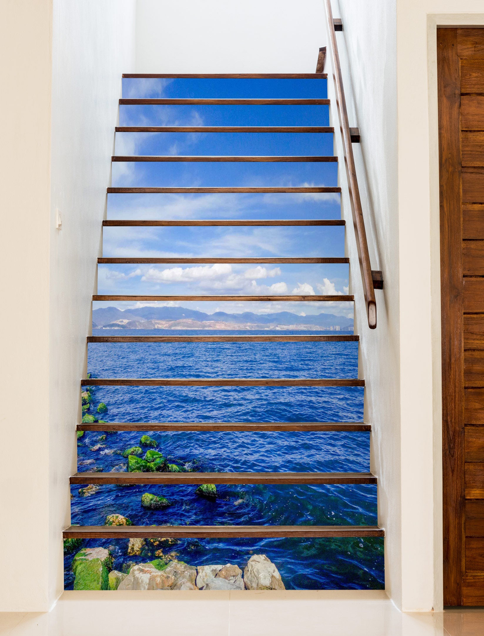 3D Blue Sea 202 Stair Risers