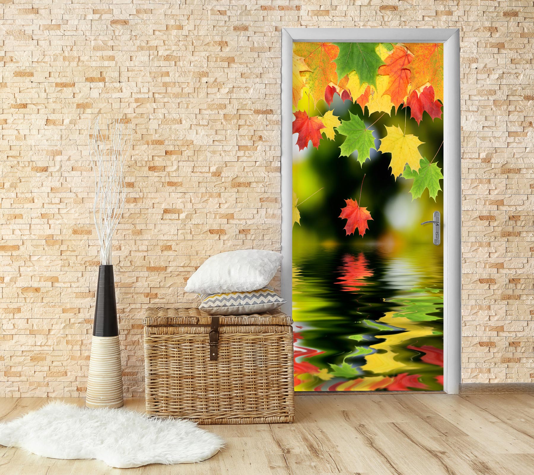 3D Maple River 048 Door Mural