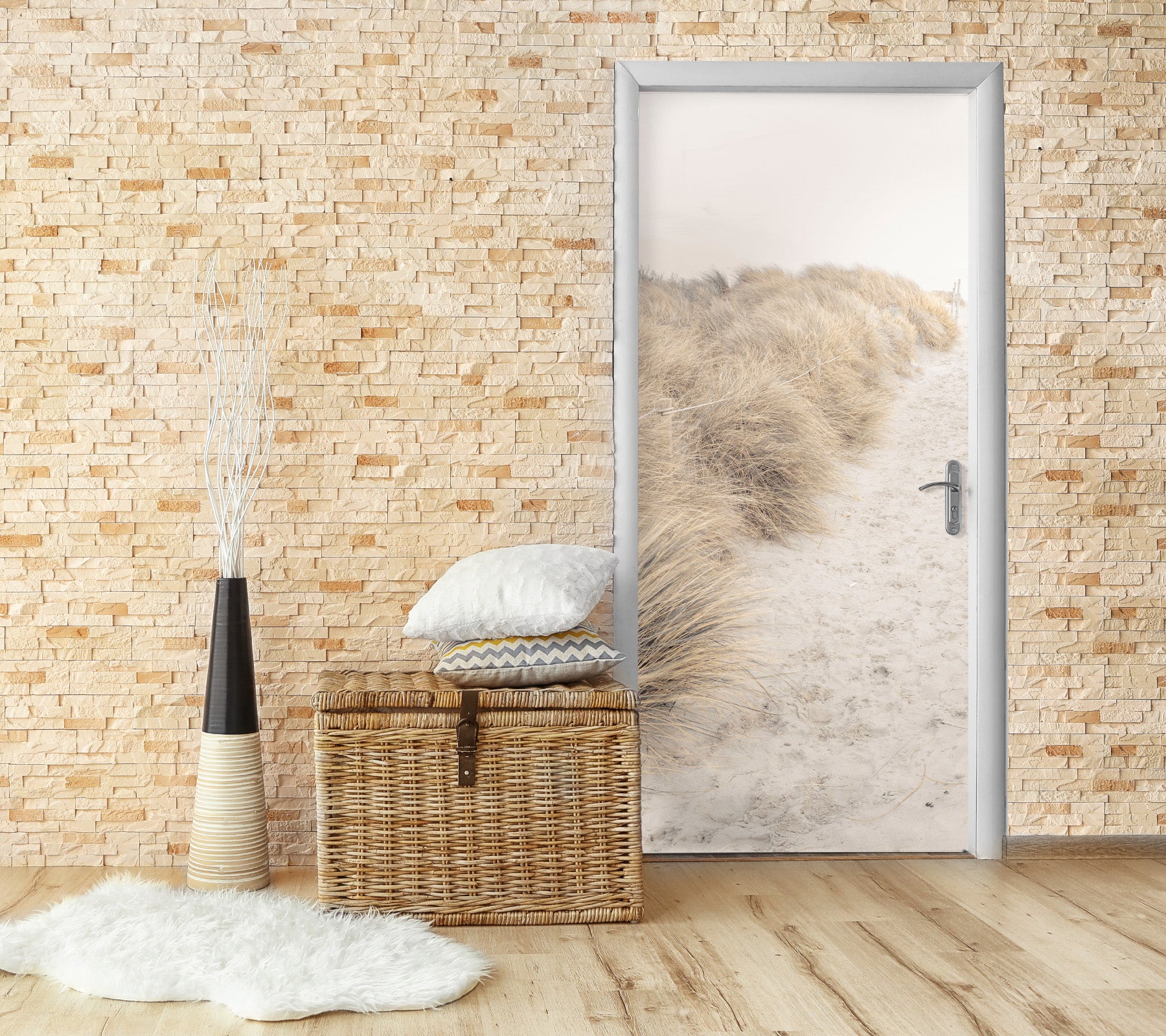 3D Grass 10255 Assaf Frank Door Mural