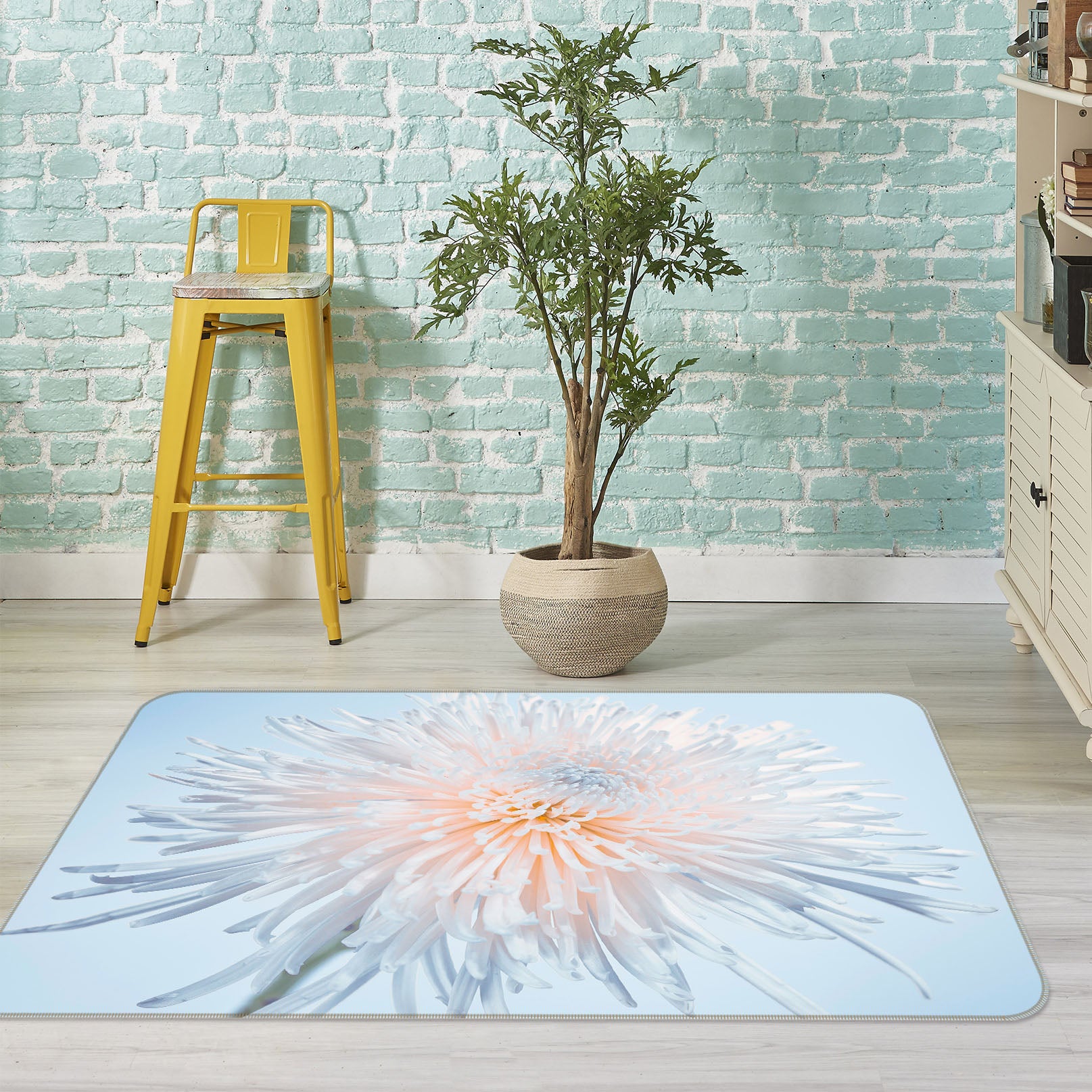 3D Sunny Flower 3011 Assaf Frank Rug Non Slip Rug Mat