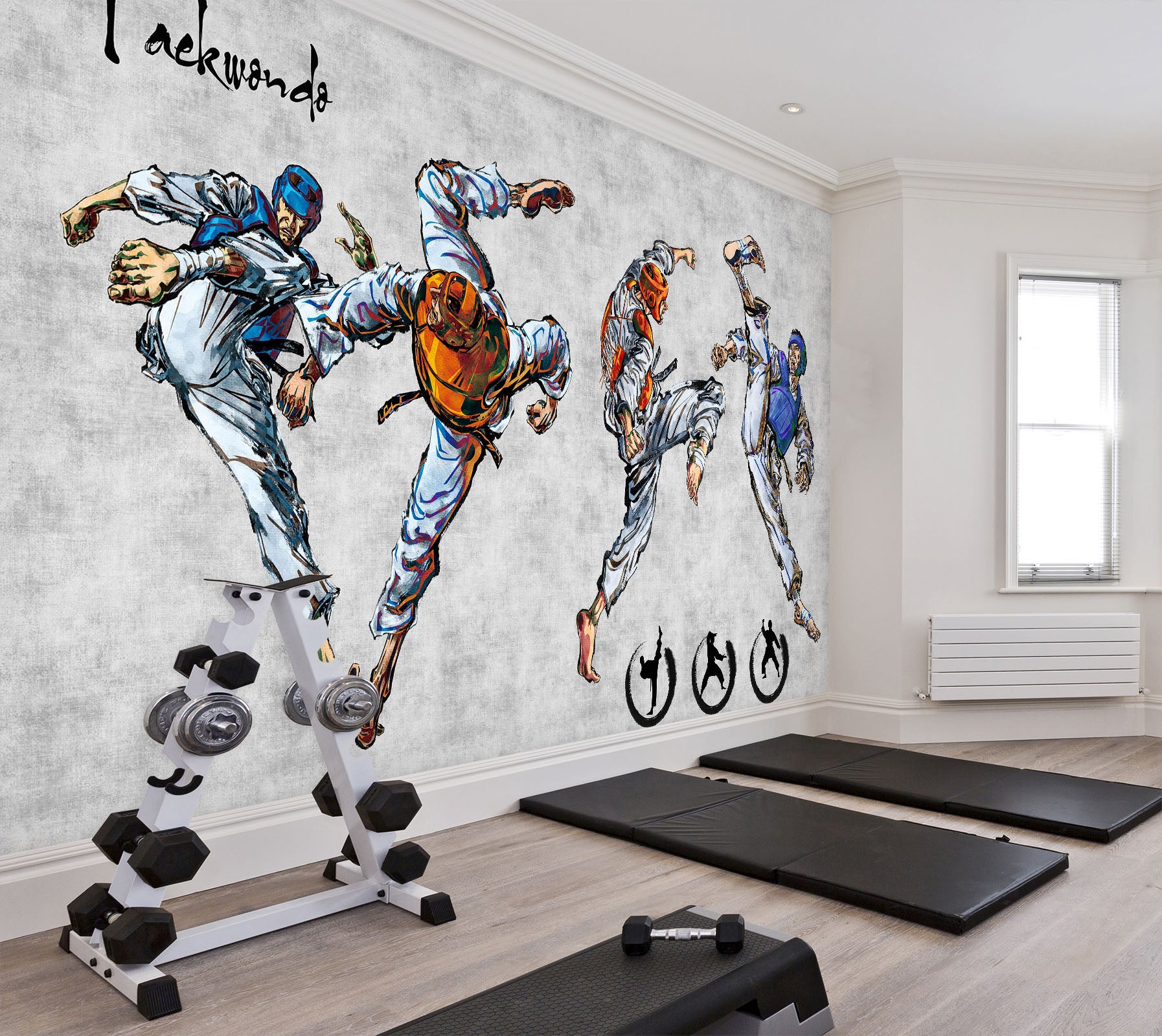 3D Martial Arts Competition 036 Wall Murals