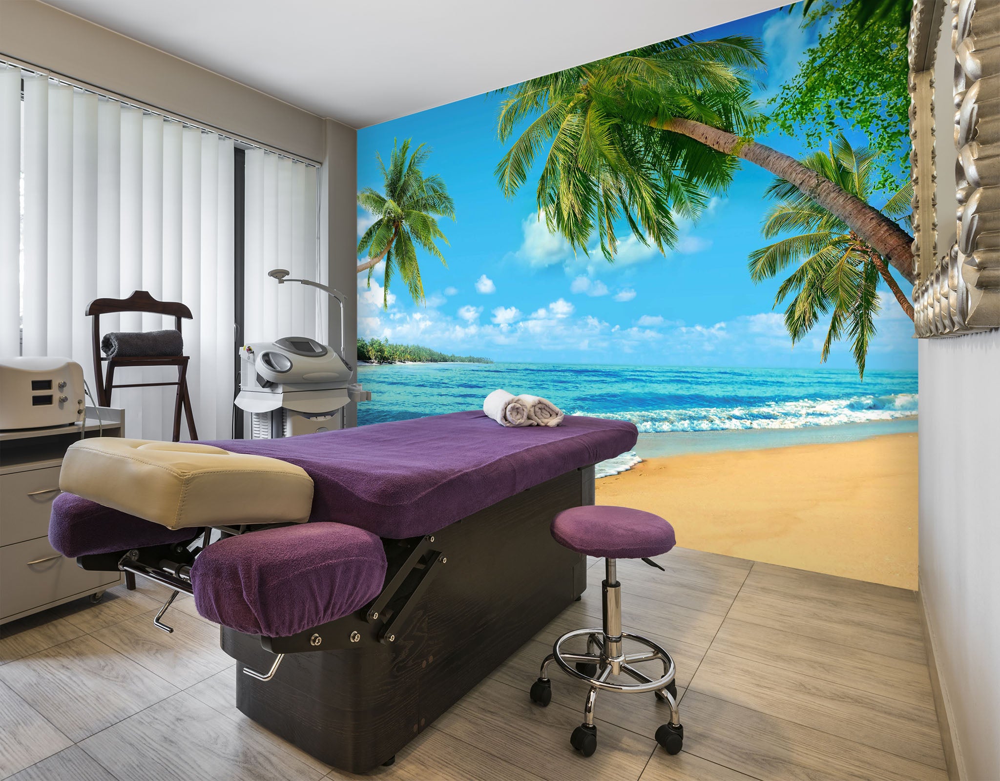 3D Coconut Tree 387 Wall Murals