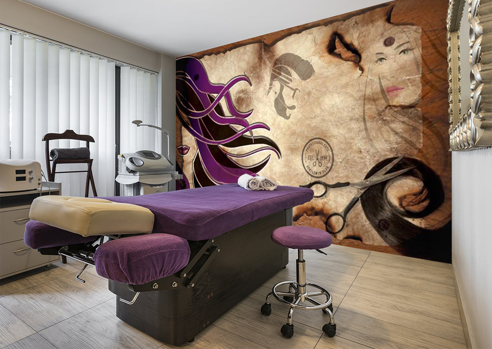 3D Flowing Hair 1587 Wall Murals