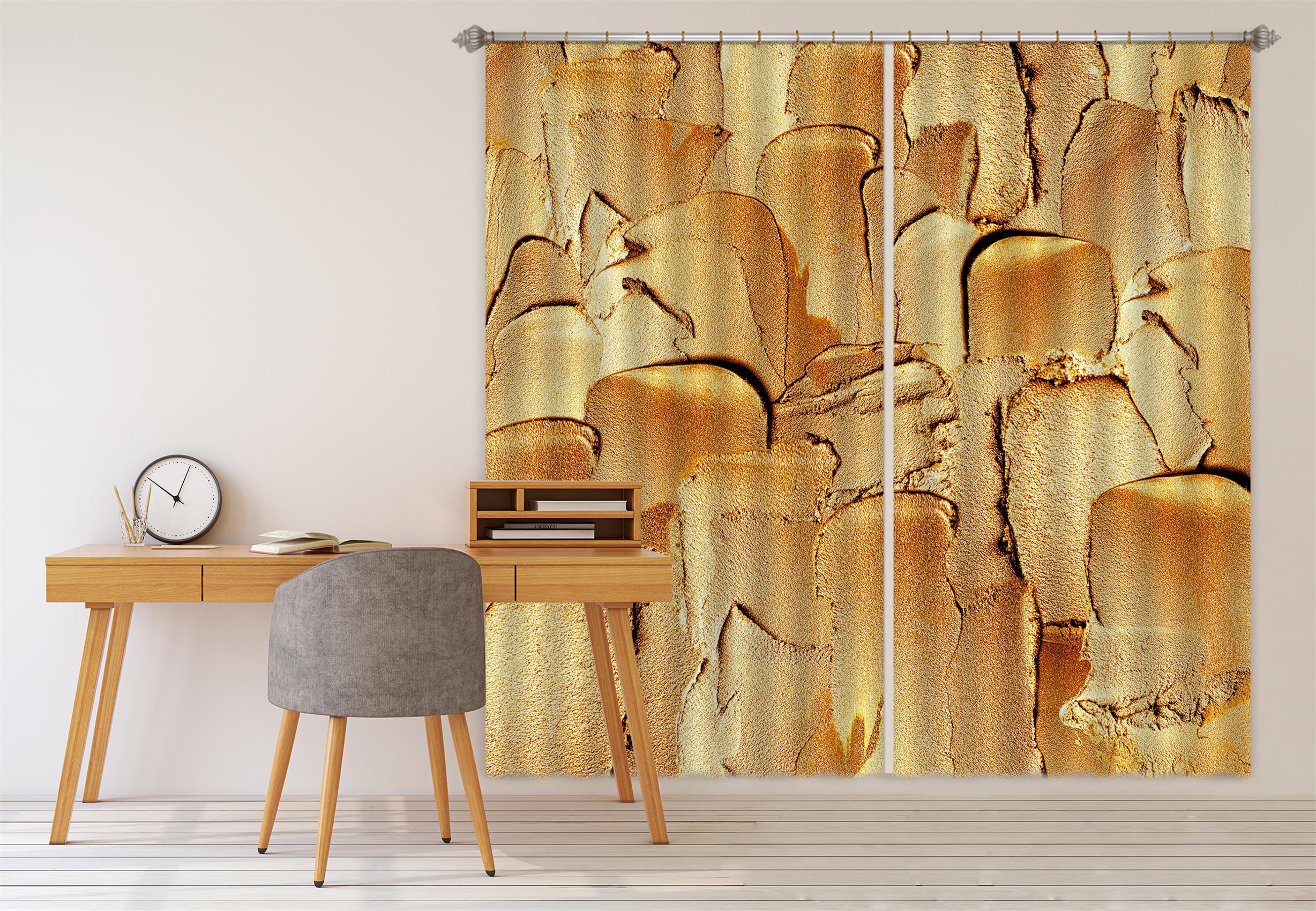 3D Yellow Pigment 185 Uta Naumann Curtain Curtains Drapes