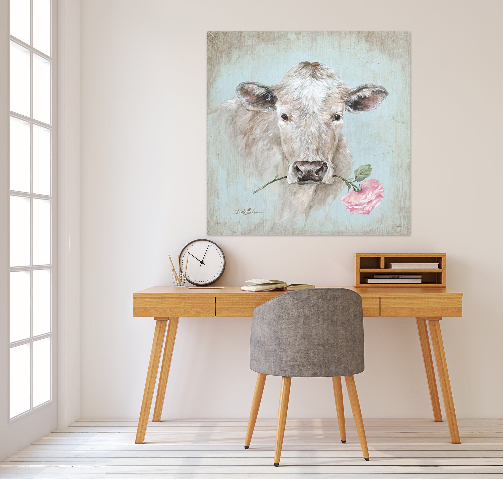 3D Cattle 099 Debi Coules Wall Sticker