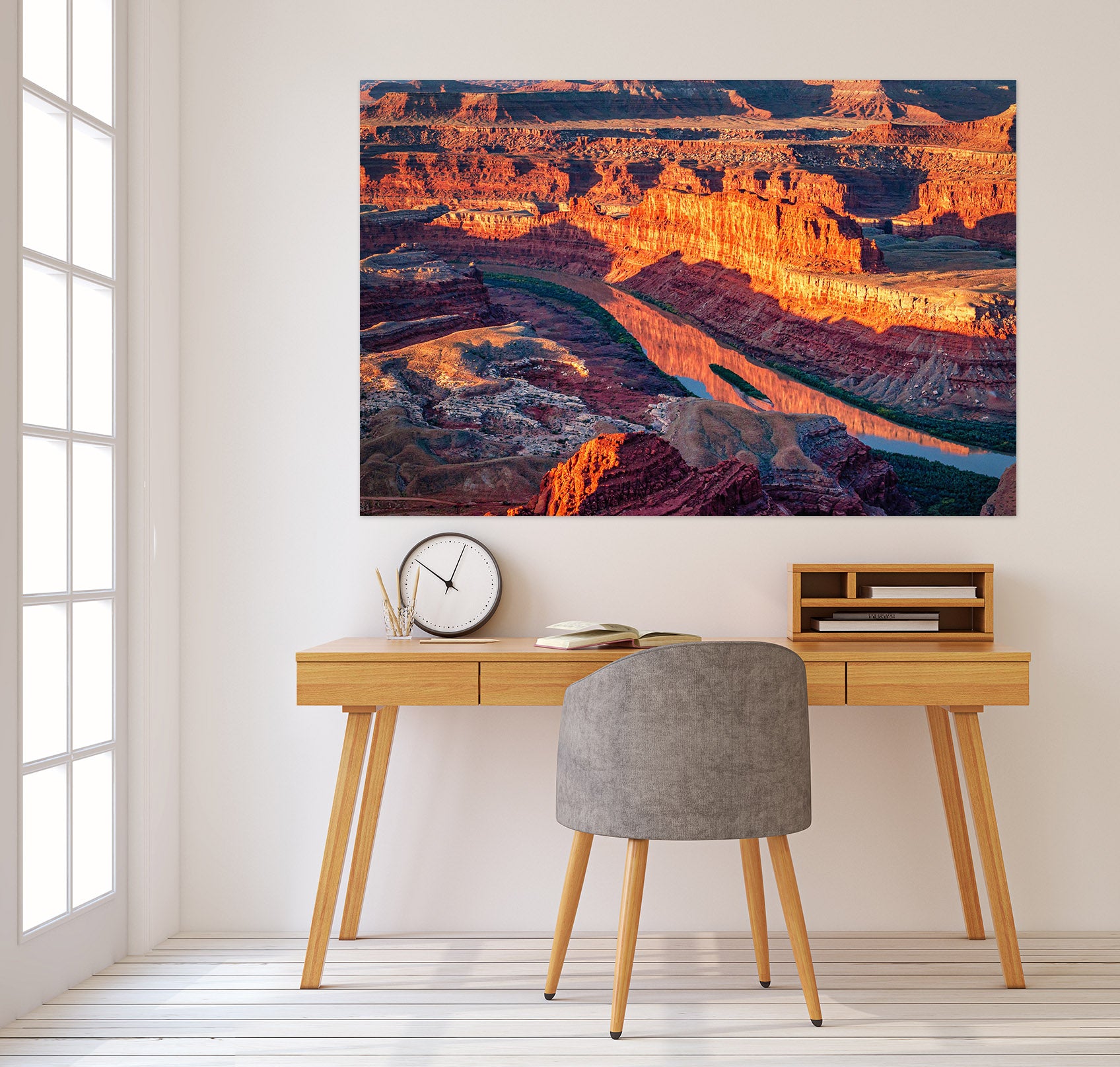 3D Mountain River 4013 Beth Sheridan Wall Sticker