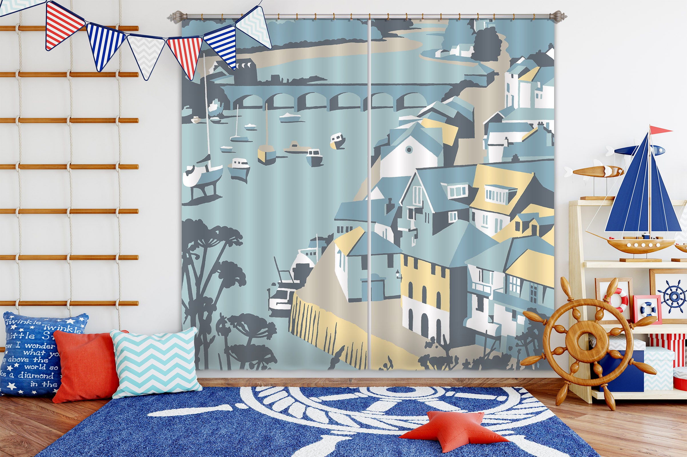 3D Looe 046 Steve Read Curtain Curtains Drapes